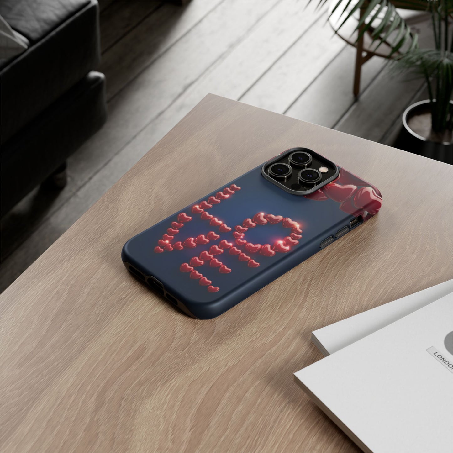 iPhone Case - Love Hearts Design