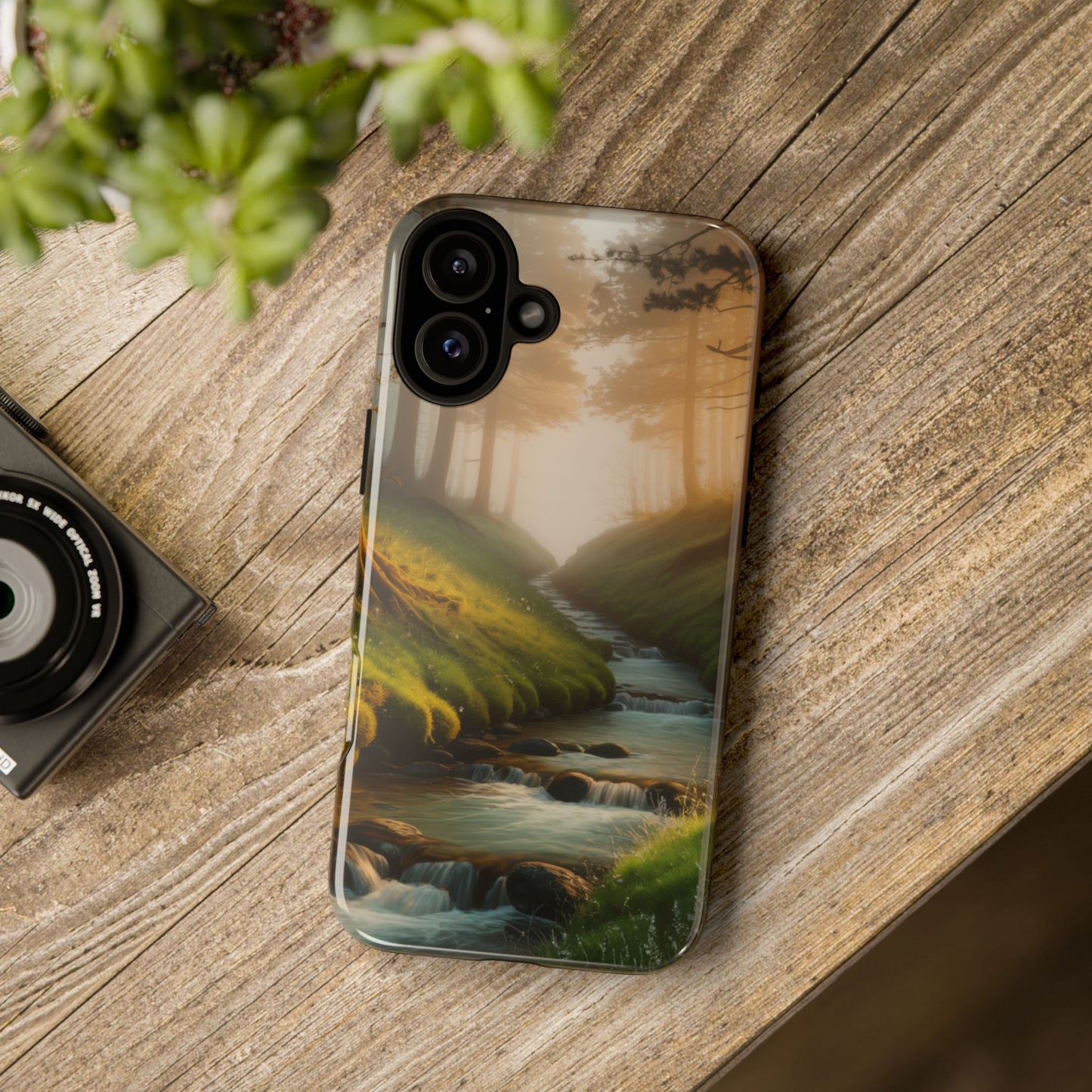 Nature Stream iPhone Case Forest Phone Case Stream iPhone Case Nature Phone Case