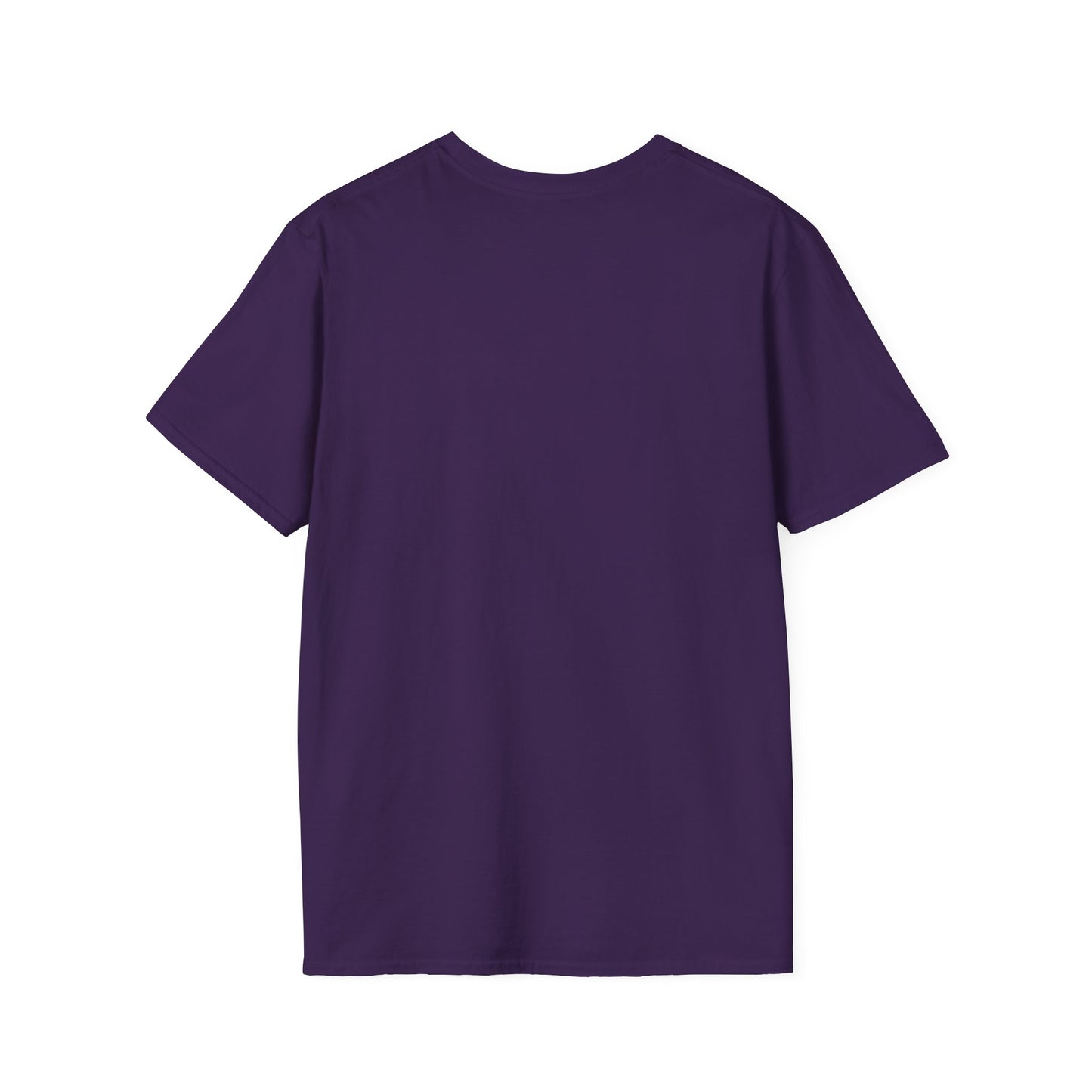 Mischievous Shadow Face Tee - Purple Eyes and Big Grin Graphic Shirt | Spooky Cute Gift, Retro Gaming Vibe, Funny Halloween Unisex Top