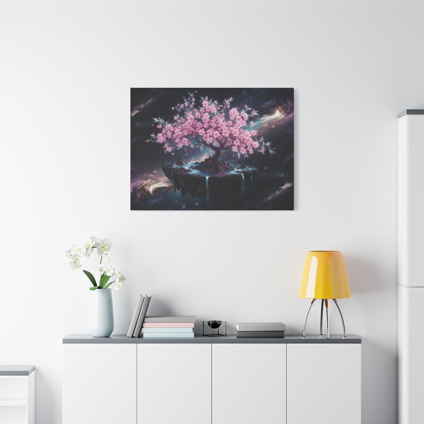 Cherry Tree Space Canvas