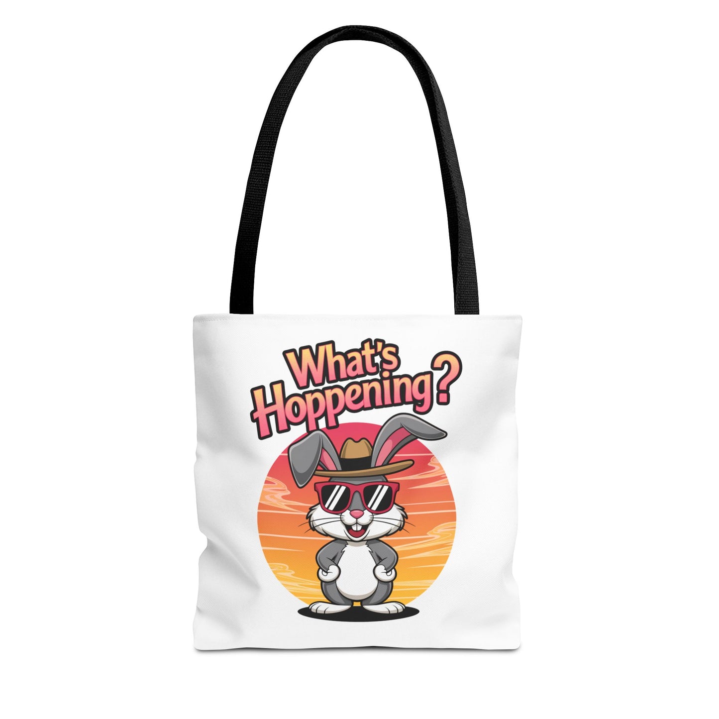 Bunny Tote Bag - 'What's Hoppening'