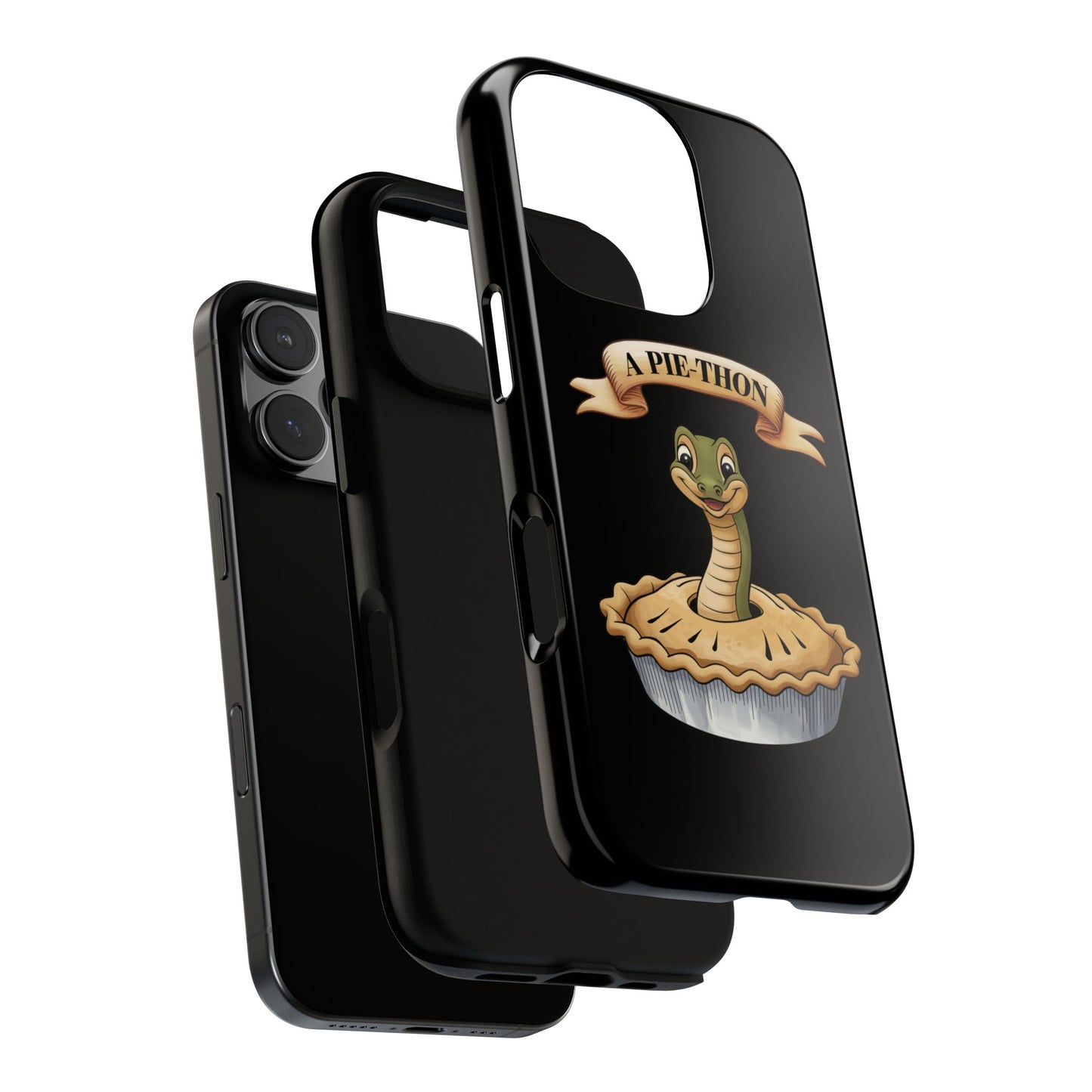 iPhone Case - 'Pie-Thon' Snake Pie Funny Tough Case