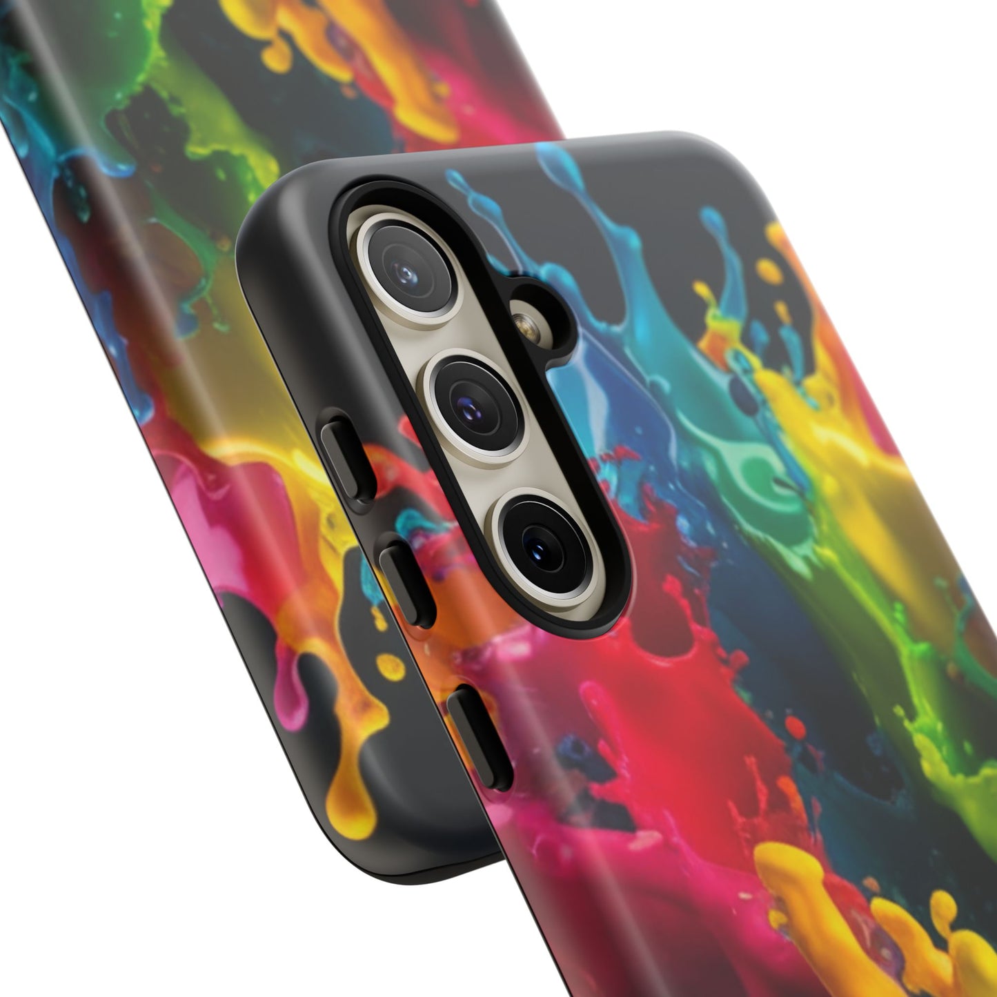 Vibrant Splash Samsung Phone Case - Tough Spectrum Splash Samsung Case