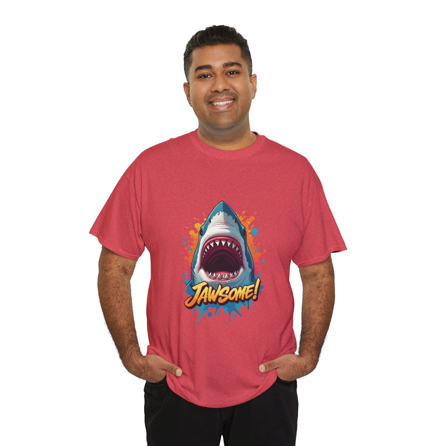 Jawsome Shark Graphic Tee | Fun Ocean Shark T-Shirt, Summer Beach Shirt, Shark Lover Gift, Trending Shark Week Apparel, Cute Marine Life Tee