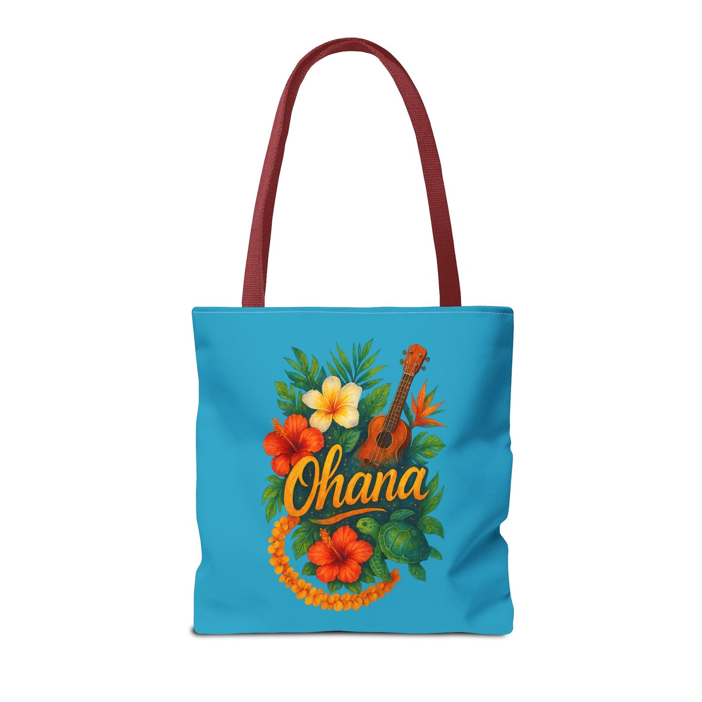 Hawaiian Ohana Tote Bag | Tropical Reusable Beach Bag | Aloha Gift Idea | Island Vibes Bag | Summer Tote | Luau Party Favor | Coastal Bag