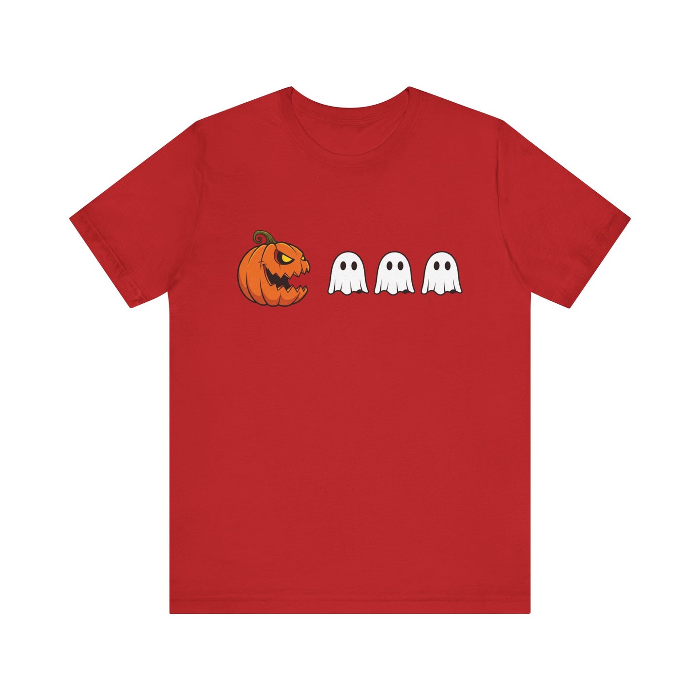 Pumpkin Pac-Man Shirt, Halloween Arcade Tee, Pumpkin Chase Ghosts Tee, Retro Gaming Halloween, Spooky Season Shirt, Vintage Game Pumpkin Top