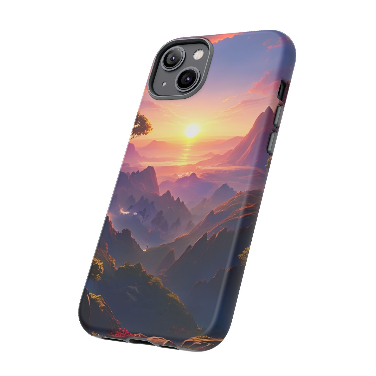 iPhone Tough Case - Artistic Sunset Landscape