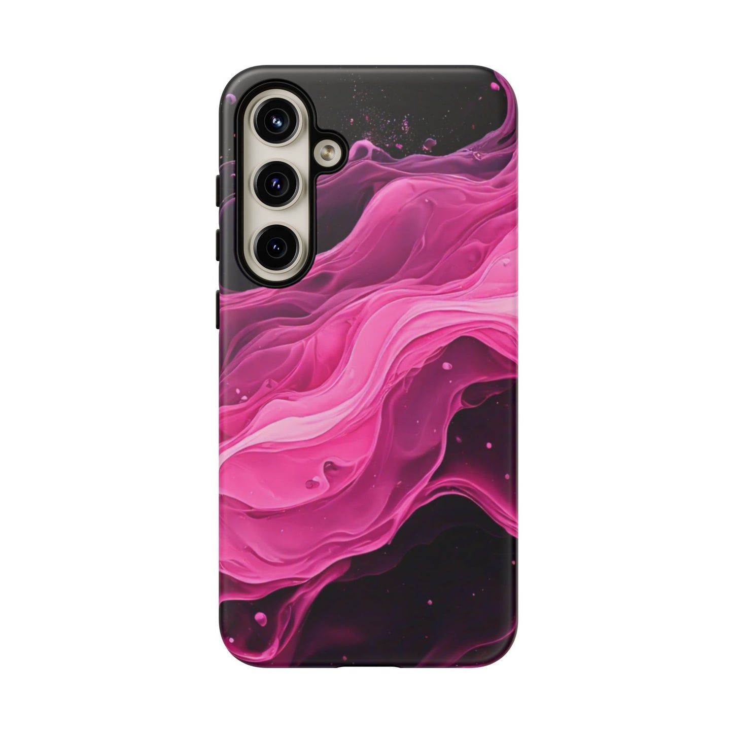 Samsung Galaxy Pink Paint Splash phone cover