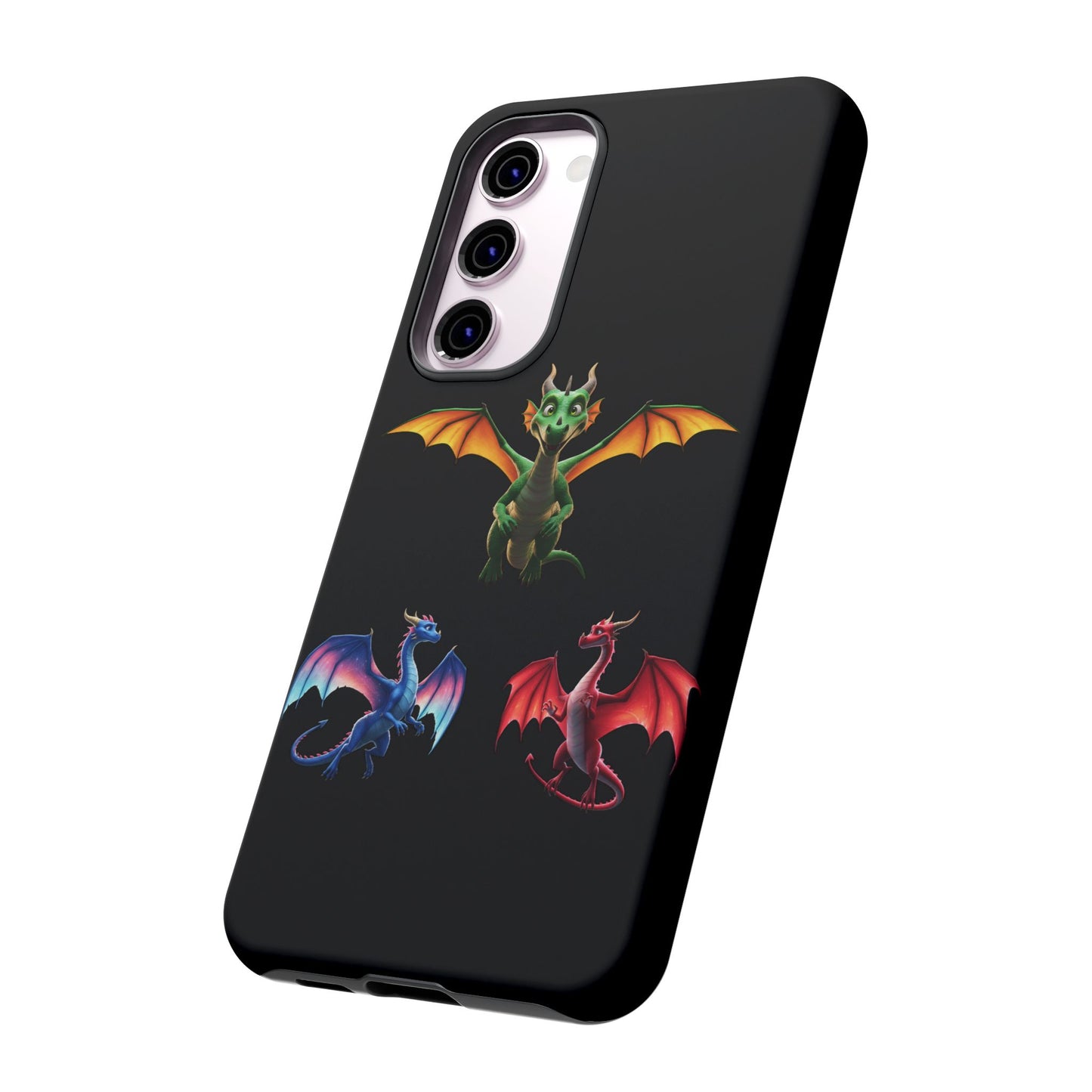 Protective Dragon Phone Case for Samsung Galaxy - Fantasy Art Durable Cover - Bookish Mythical Gift for Teens & Adults Twilight Aesthetic