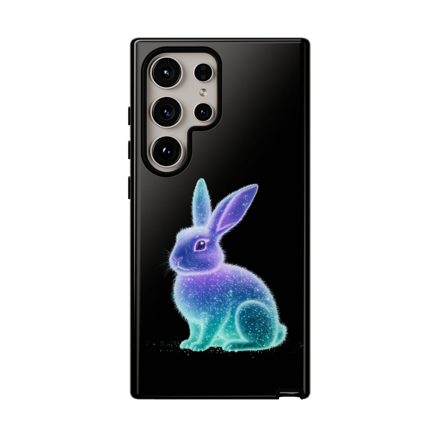 Samsung Case Bioluminescent Easter Bunny Design Easter Phone Case Easter Bunny Samsung Case Easter Accessory