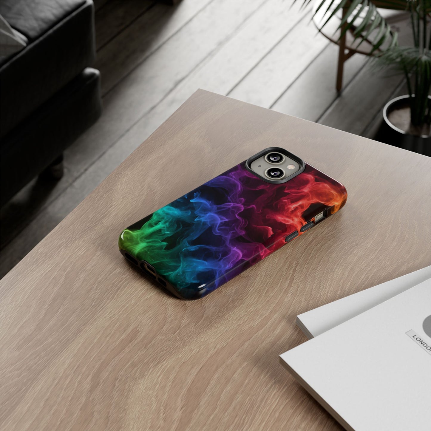 Colorful Smoke iPhone Case