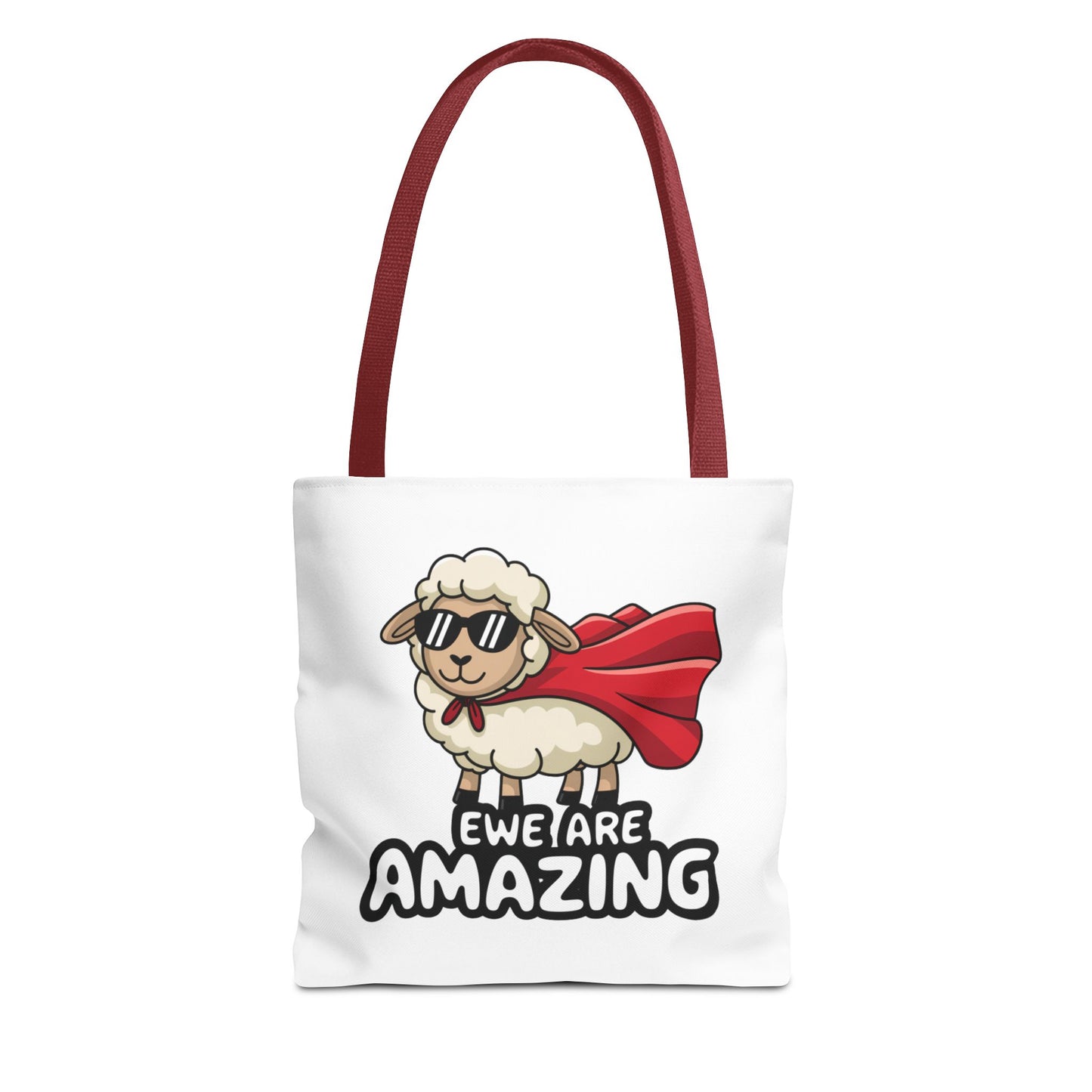 Sheep Tote Bag - Ewe Are Amazing Inspirational Bag Everyday Tote Funny Bag