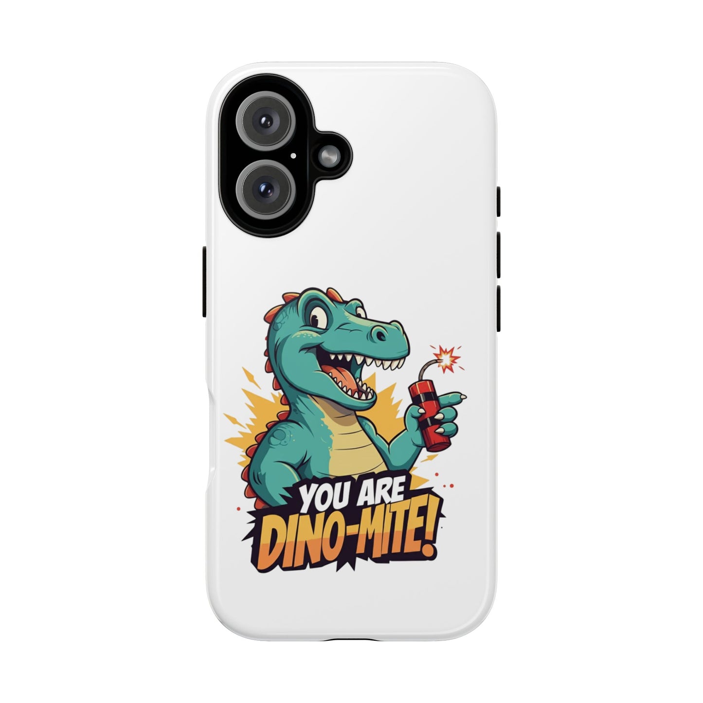 iPhone Case - Dino-Mite Pun Design