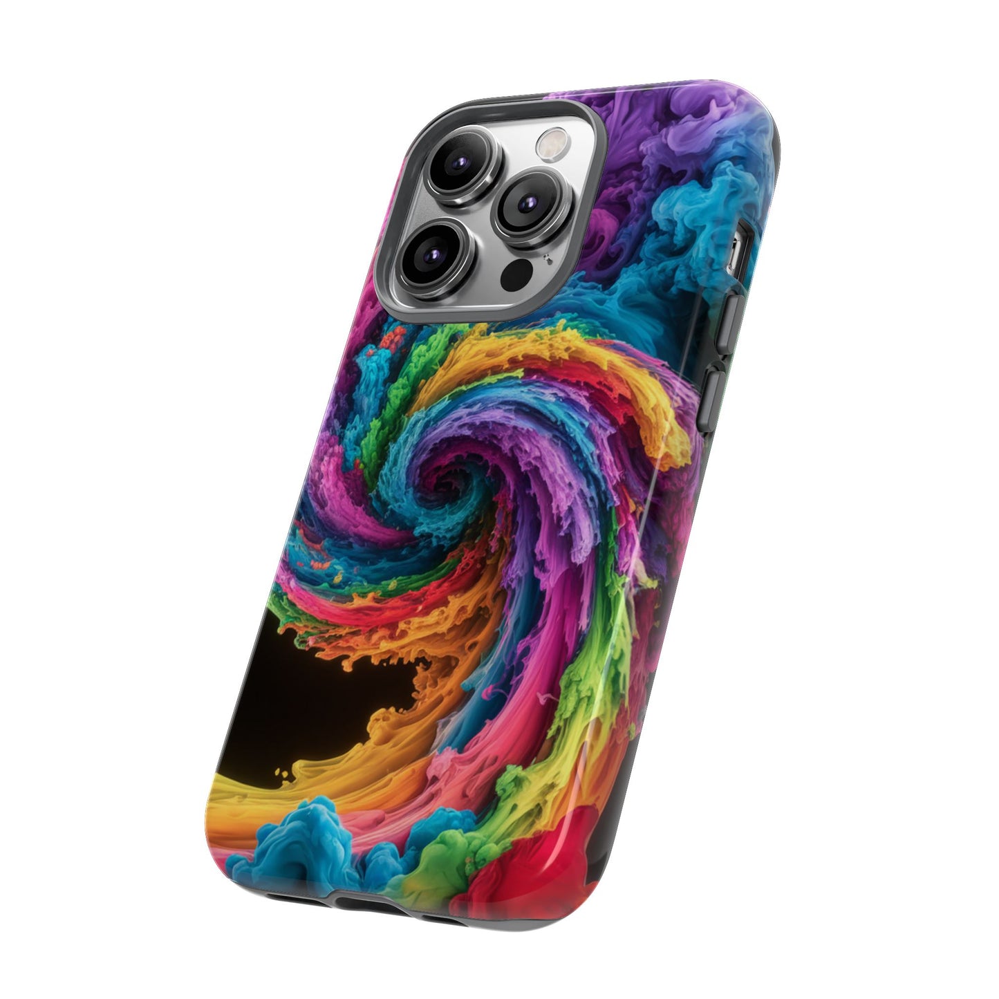 iPhone Case - Colorful Swirl Design