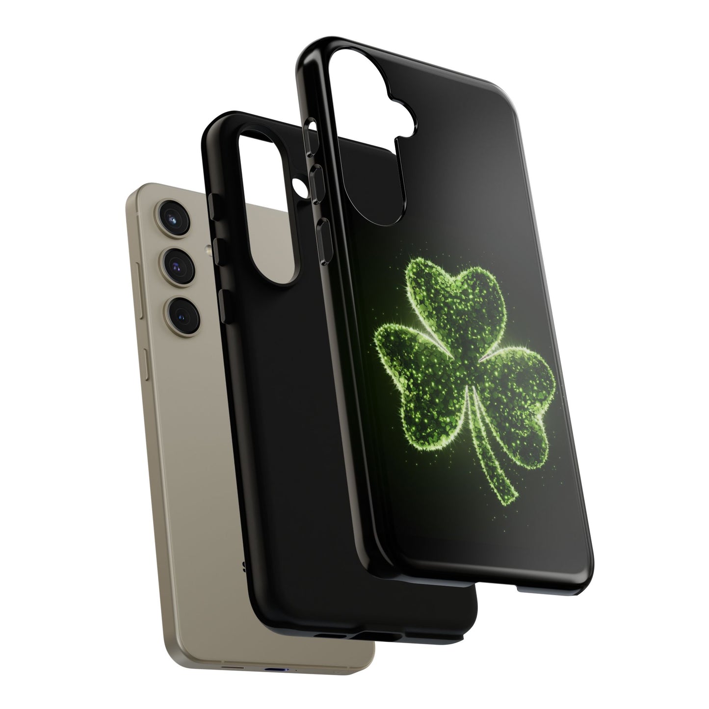 Phone Case - Shiny Shamrock Design for Samsung Galaxy
