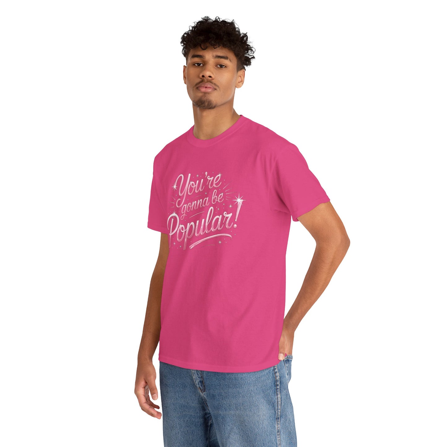 You’re Gonna Be Popular Wicked Musical Tee – Broadway Quote Shirt – Funny Retro Typography T-Shirt for Theatre Fans & Musical Lovers