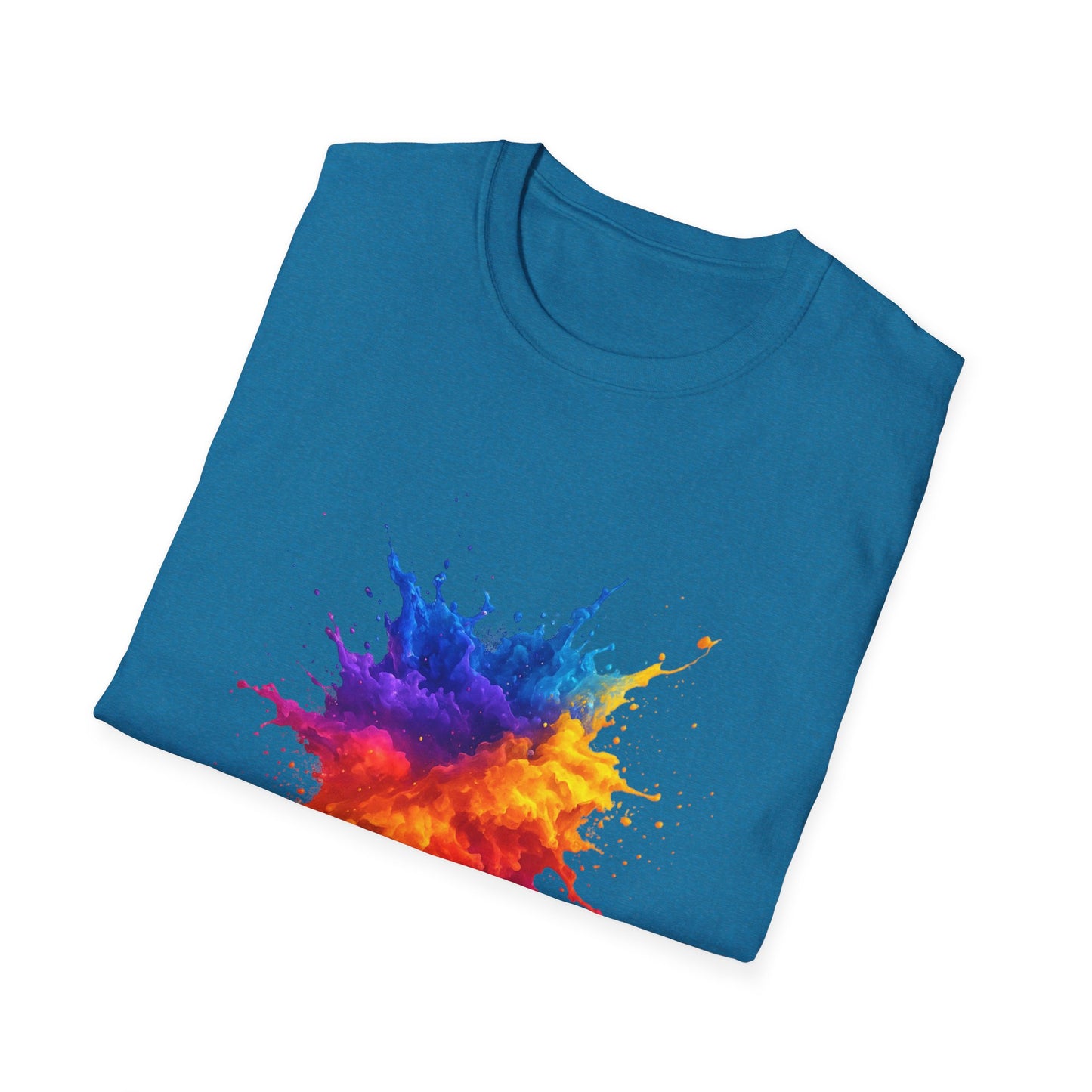 Color Burst Paint Splash Shirt – Vibrant Abstract Art Tee for Creatives & Color Lovers Colorful Apparel