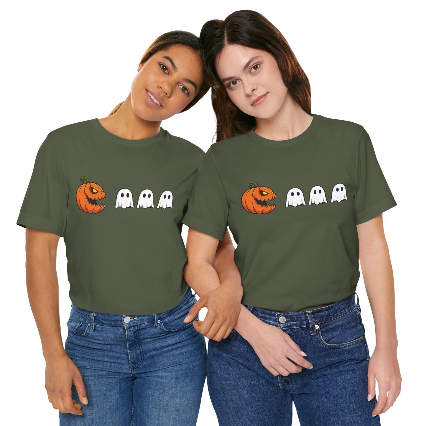 Pumpkin Pac-Man Shirt, Halloween Arcade Tee, Pumpkin Chase Ghosts Tee, Retro Gaming Halloween, Spooky Season Shirt, Vintage Game Pumpkin Top