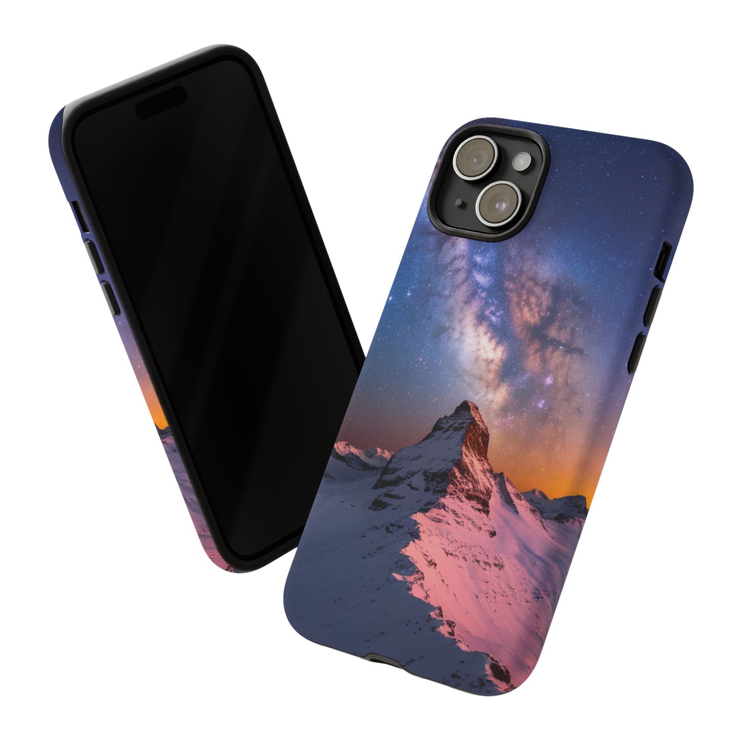 iPhone Case Mountain Top and Milky Way Nature Phone Case Unique Gift