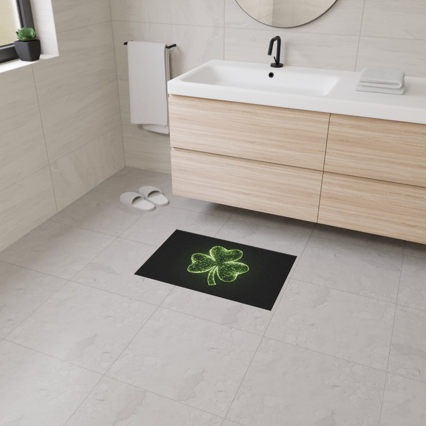 Floor Mat - Shamrock Design