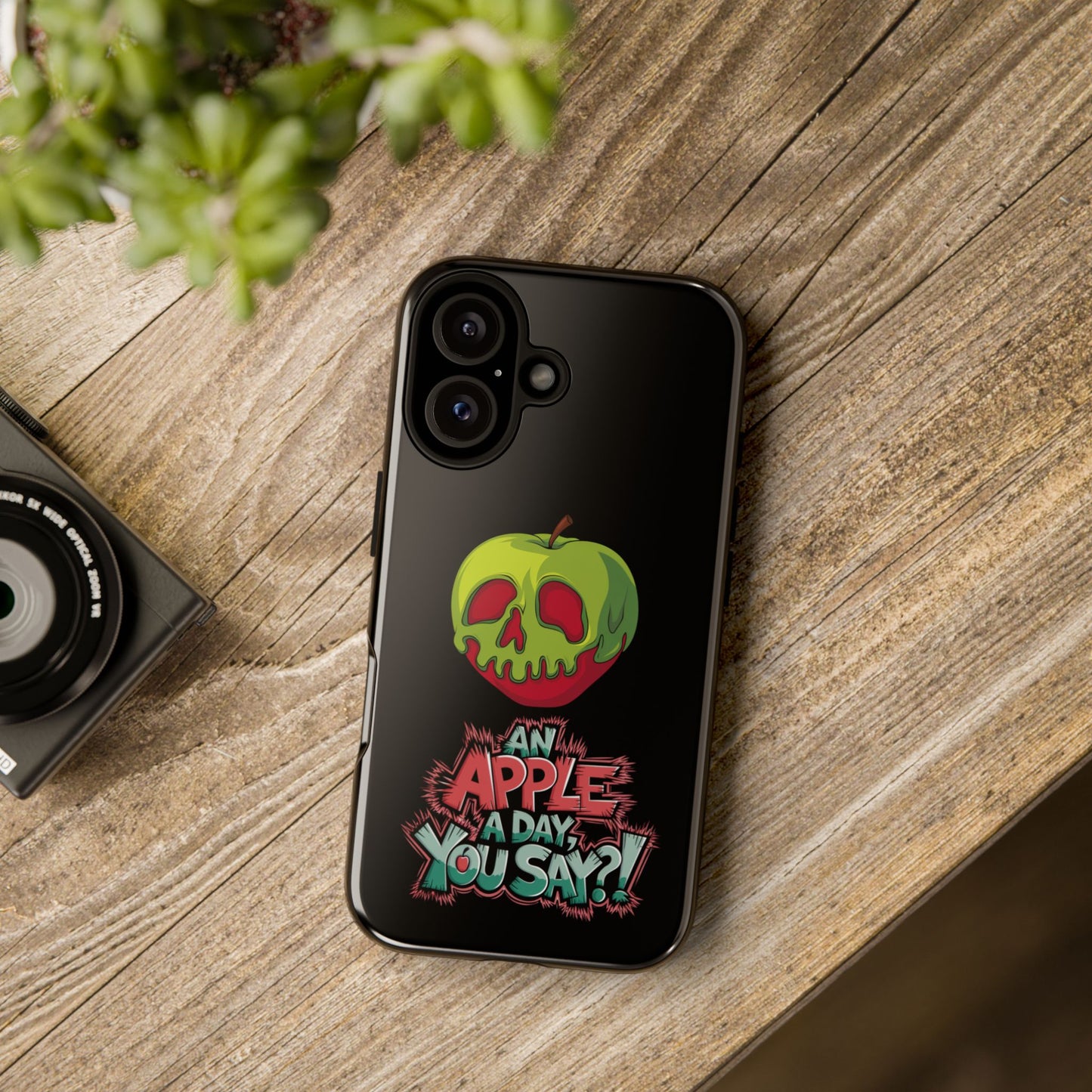 iPhone Case - Poison Apple 'An Apple a Day You Say'