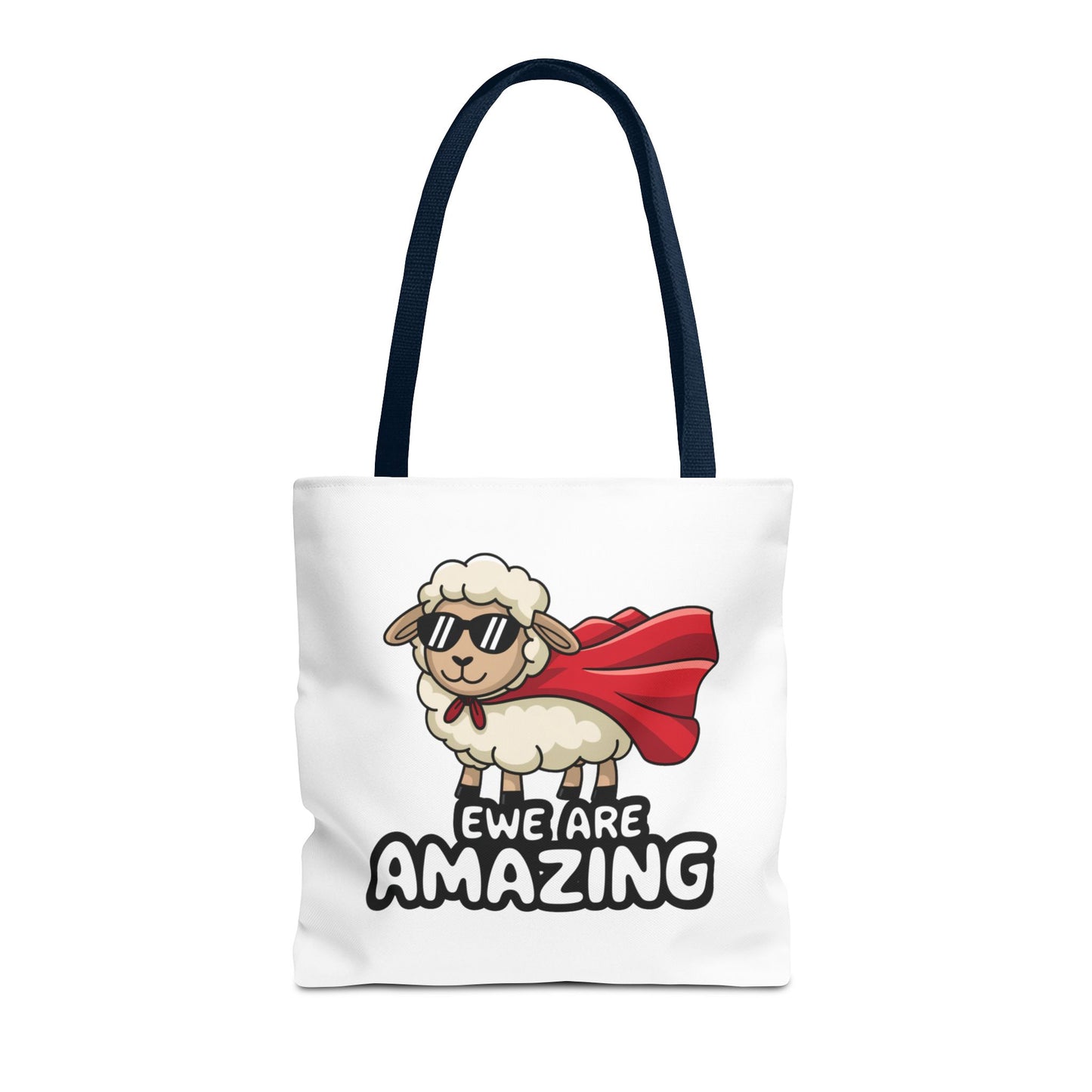 Sheep Tote Bag - Ewe Are Amazing Inspirational Bag Everyday Tote Funny Bag