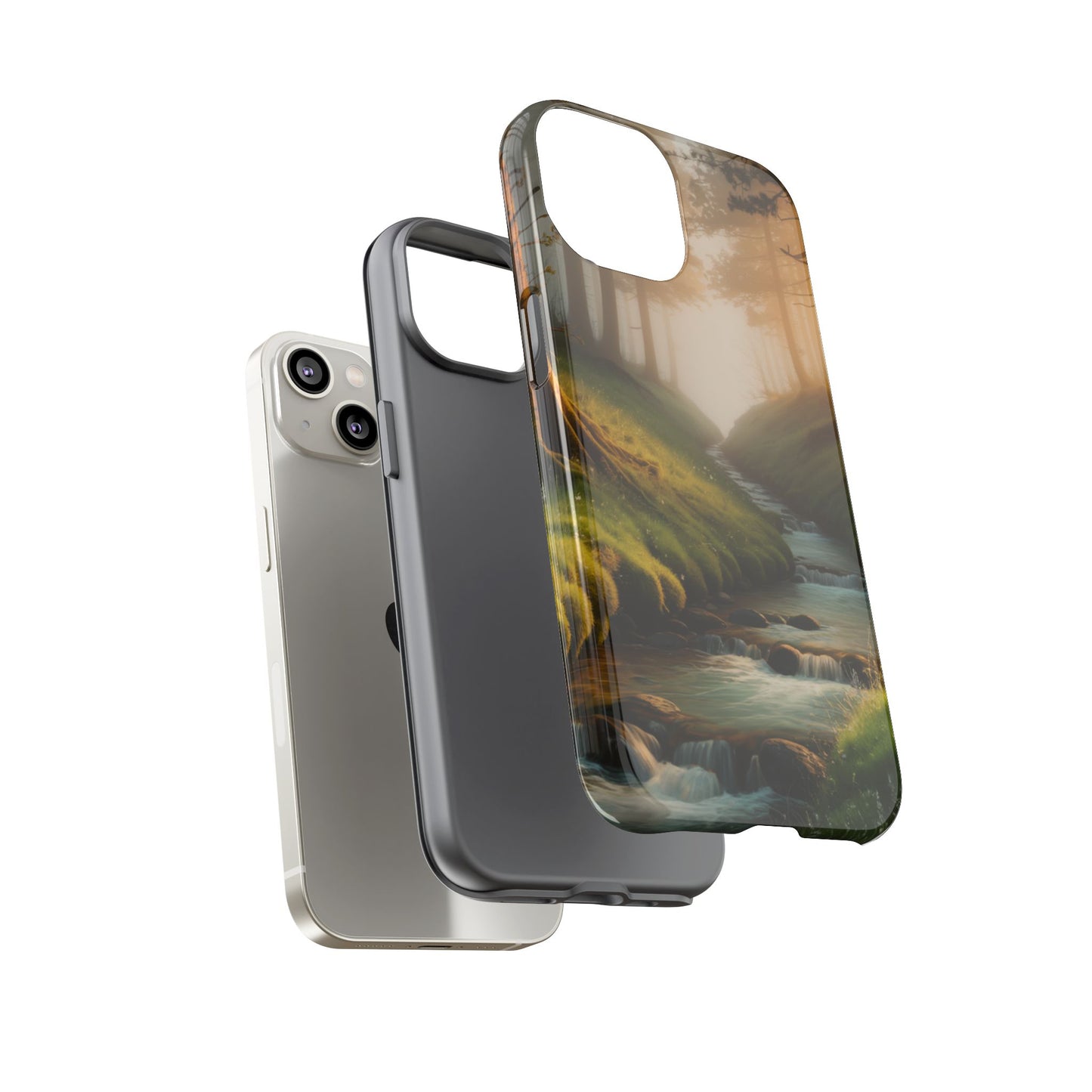 Nature Stream iPhone Case Forest Phone Case Stream iPhone Case Nature Phone Case