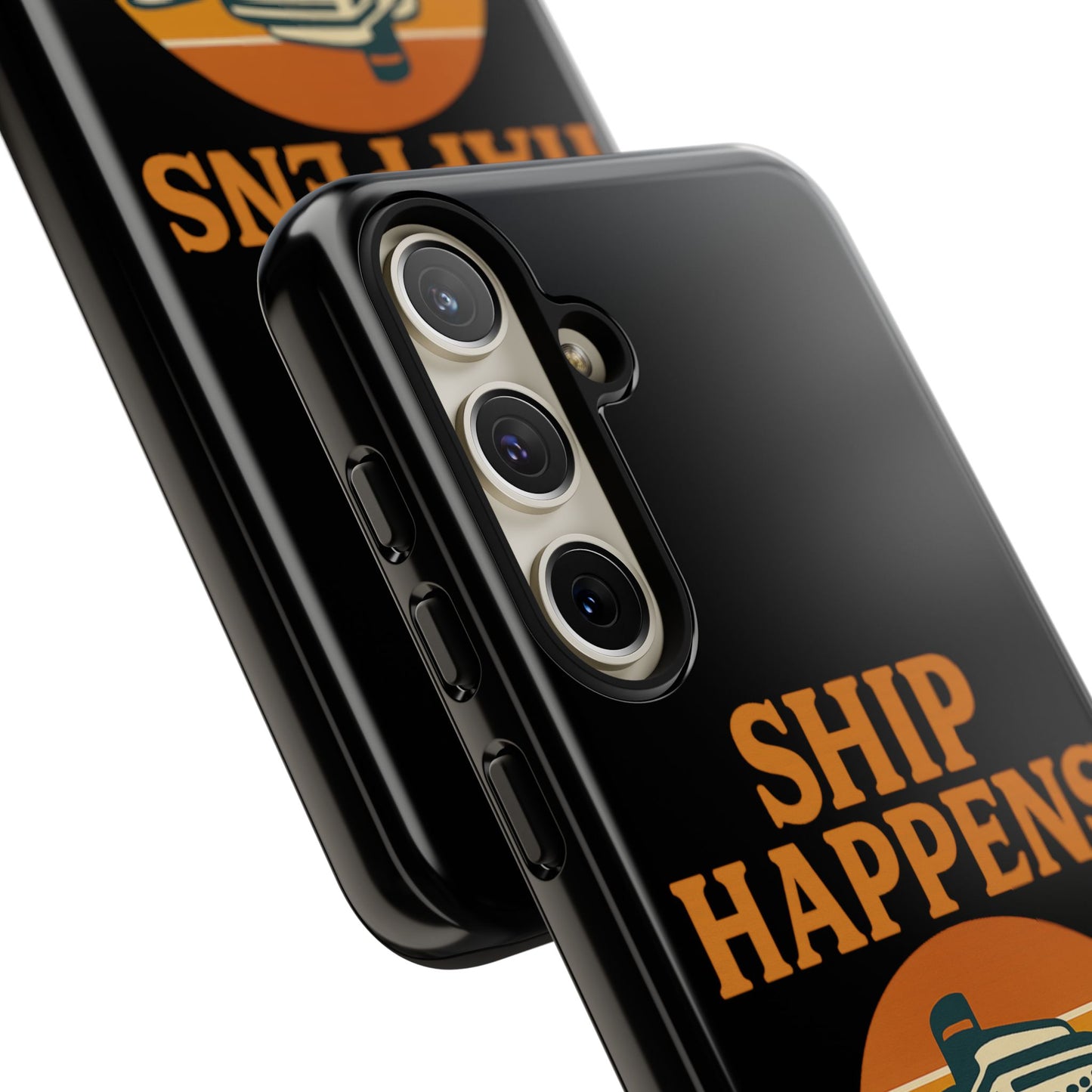 Samsung Case - Ship Happens Sunset Cruise Ship Nautical Phone Case Travel Accessory Gift for Travel Lovers Cruise Case