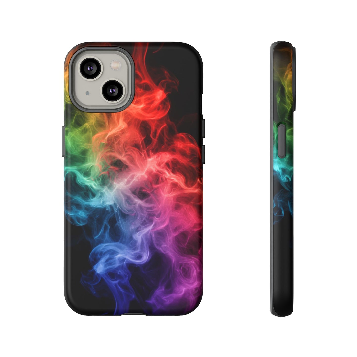 iPhone Case - Colorful Smoke Design