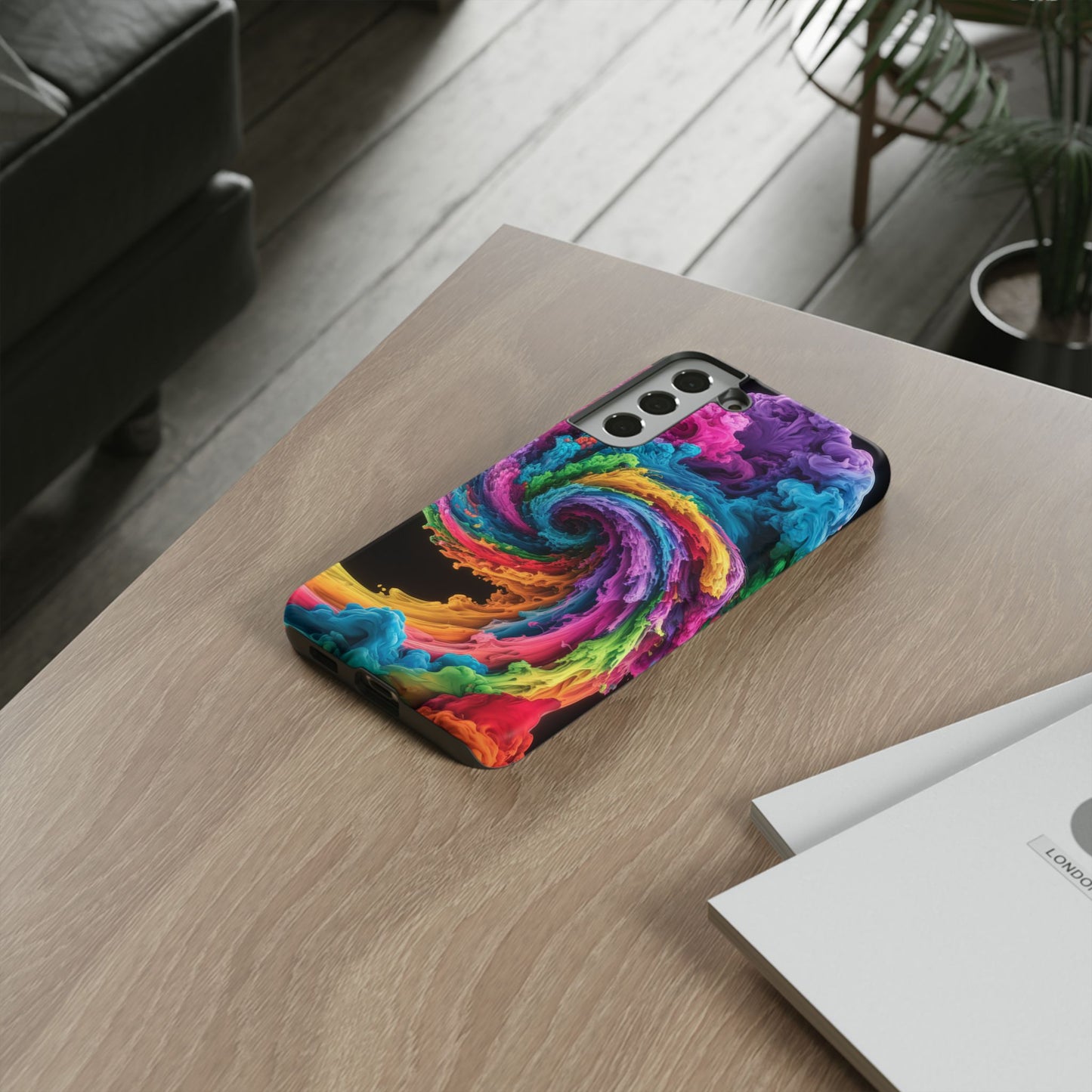 Phone Case - Colorful Swirl Design for Samsung Galaxy