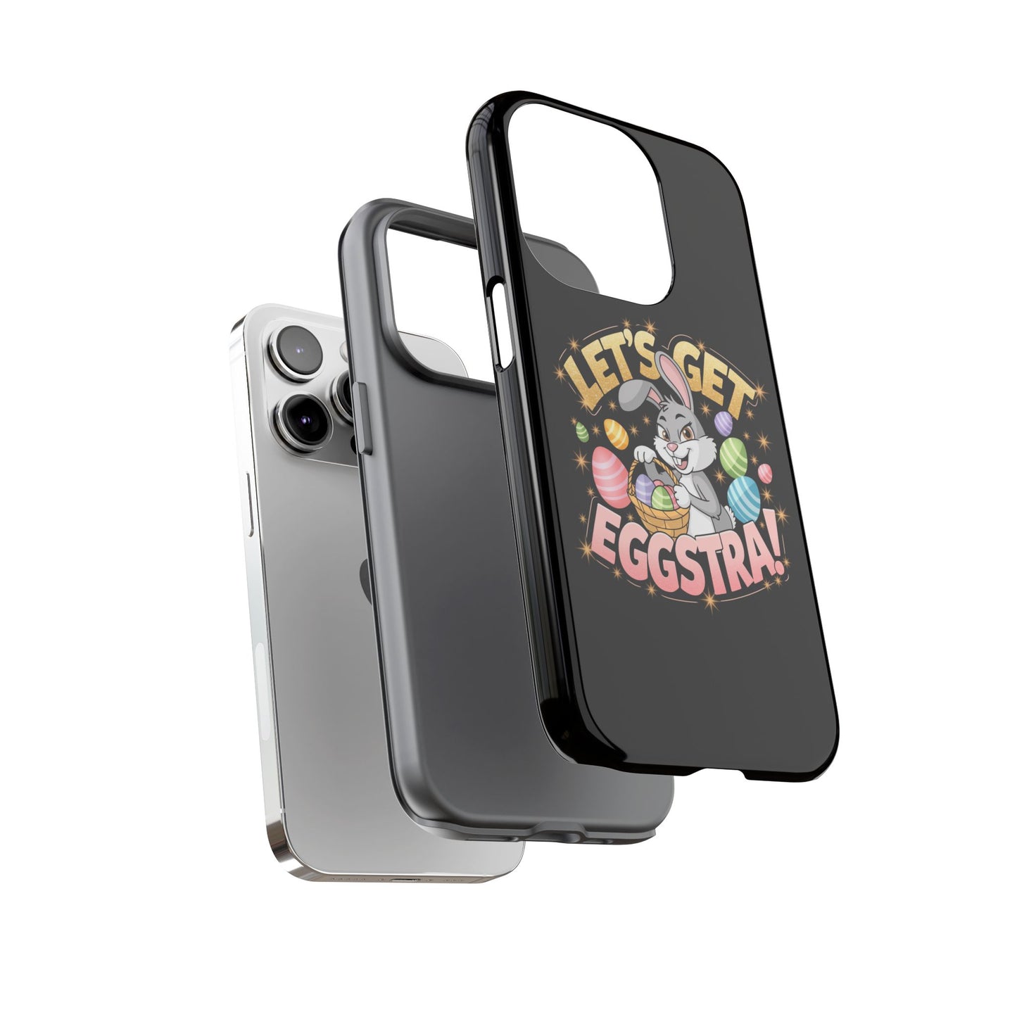 iPhone Case Easter Bunny 'Let's Get Eggstra Phone Case Easter iPhone Case