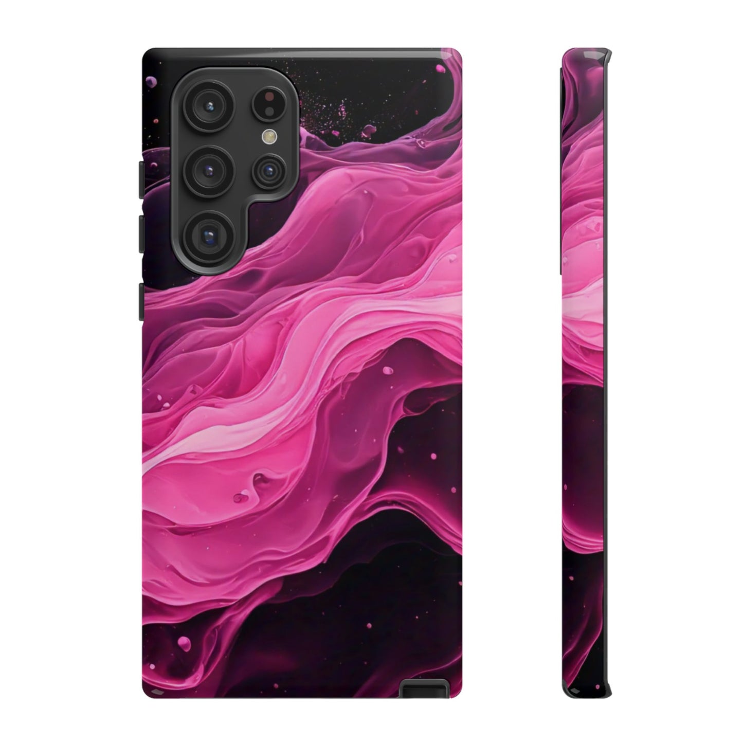 Samsung Galaxy Pink Paint Splash phone cover