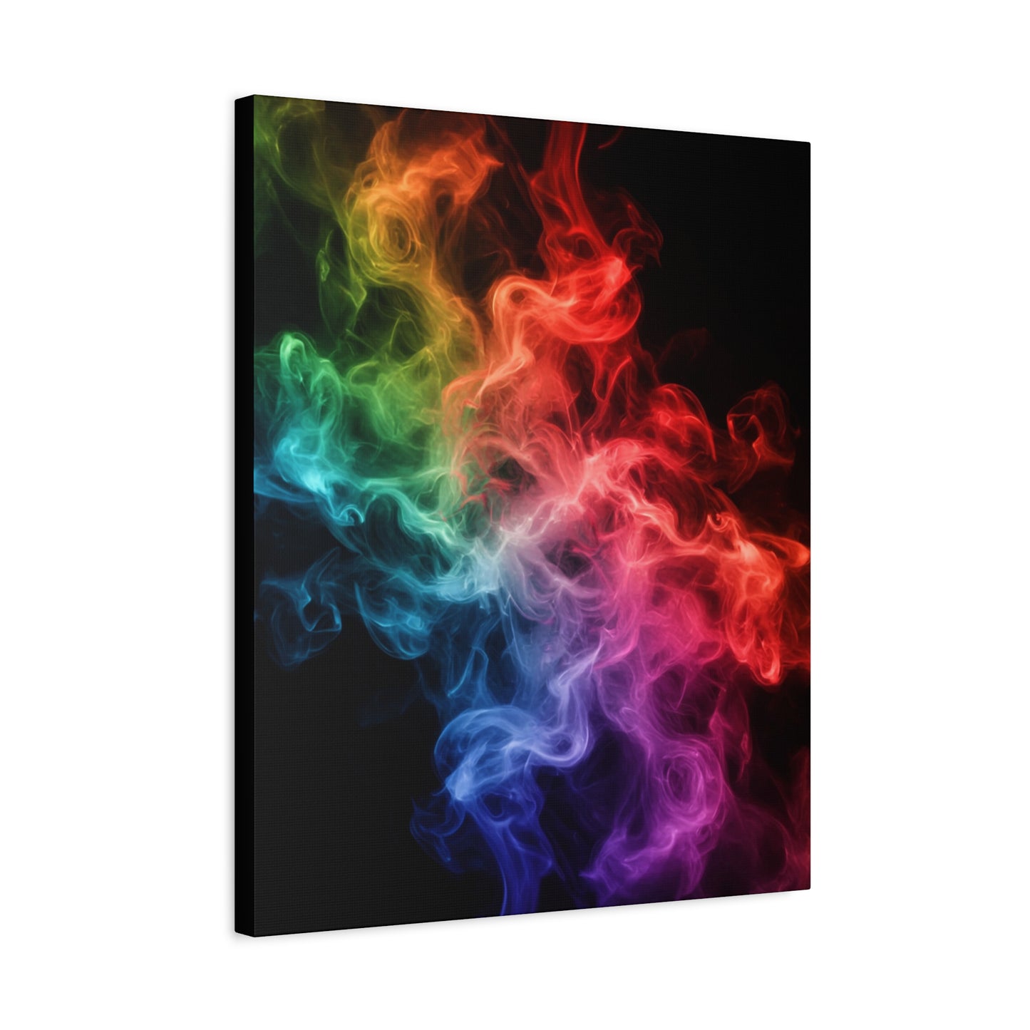 Canvas Wall Art Colorful Smoke Streak