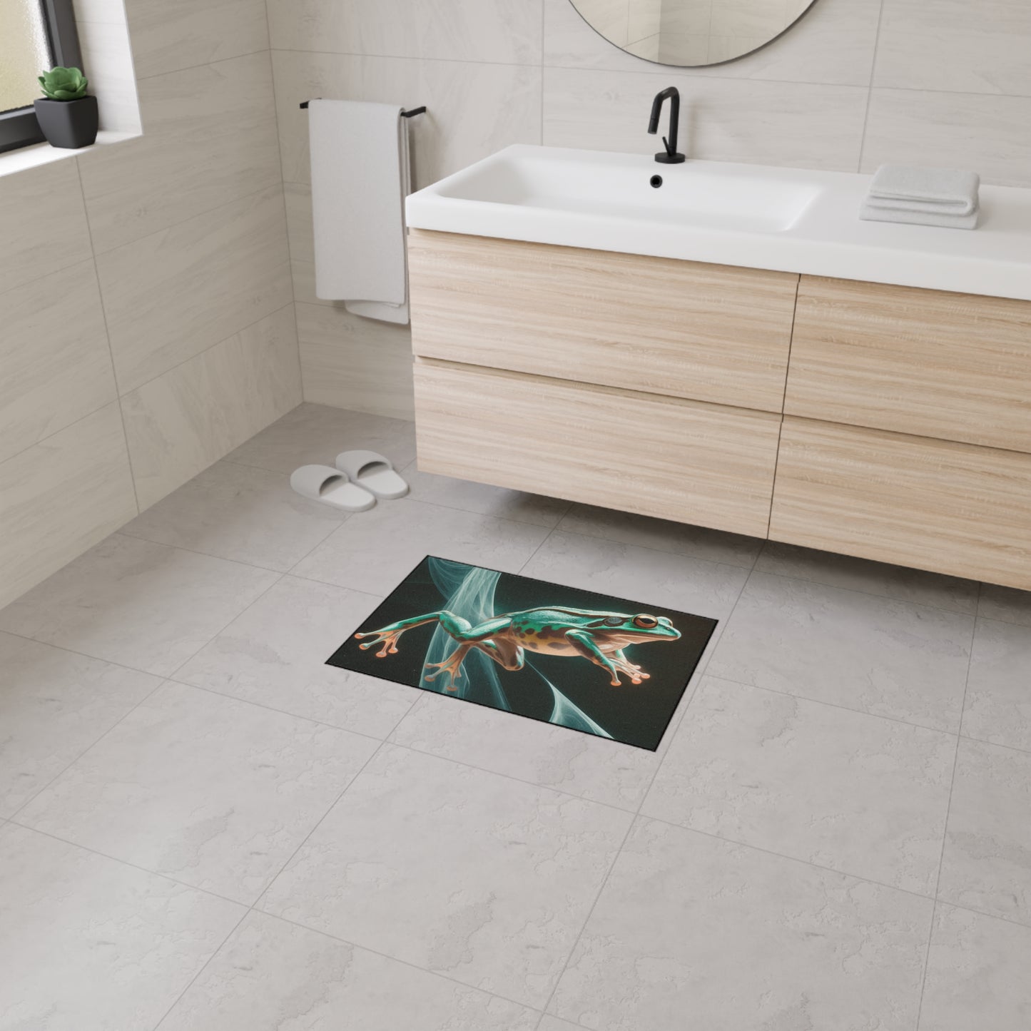 Floor Mat - Fun Frog Design