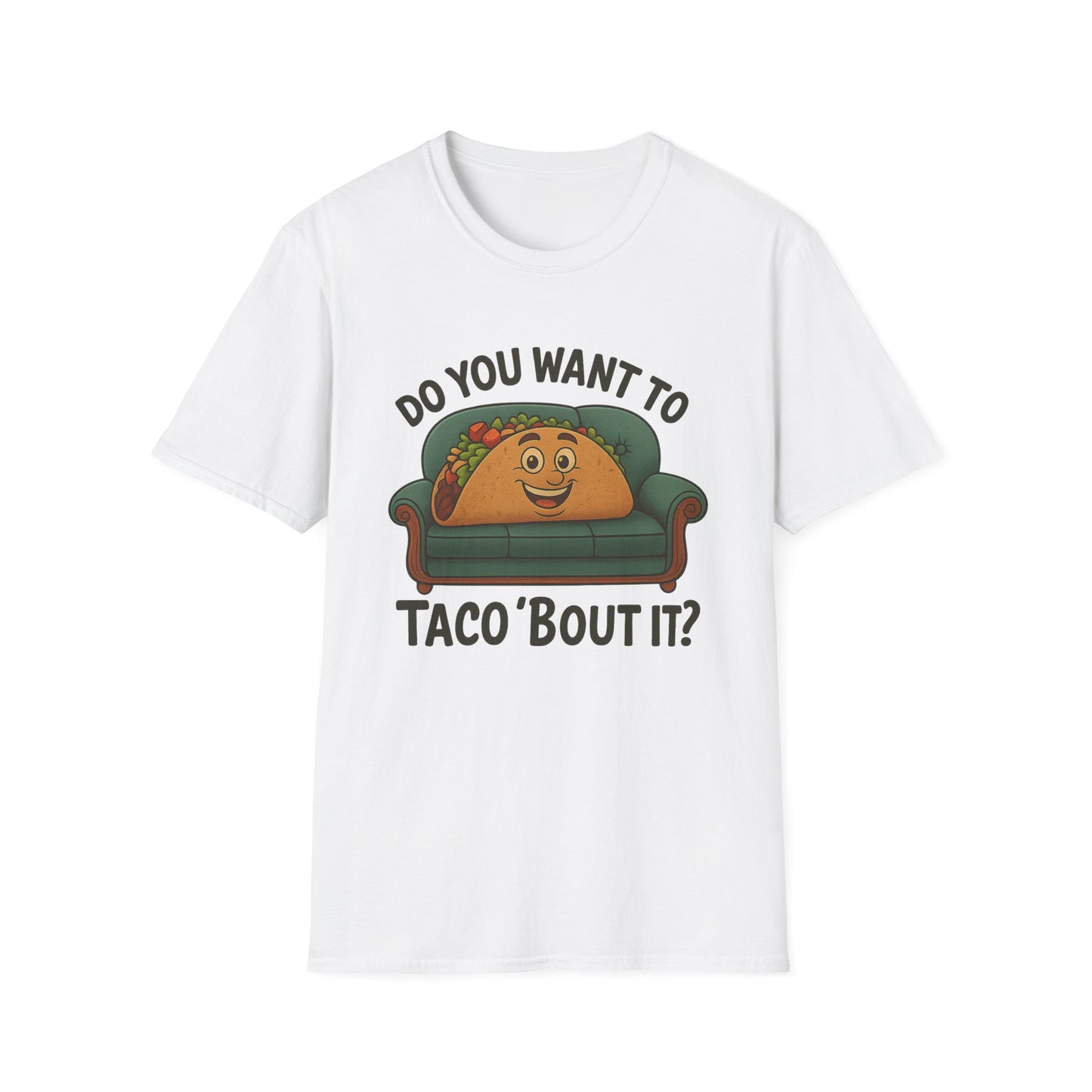 Do You Want to Taco ‘Bout It? Funny Taco Shirt - Cute Foodie Tee - Pun Humor Gift - Food Lover T-Shirt - Cinco de Mayo Outfit