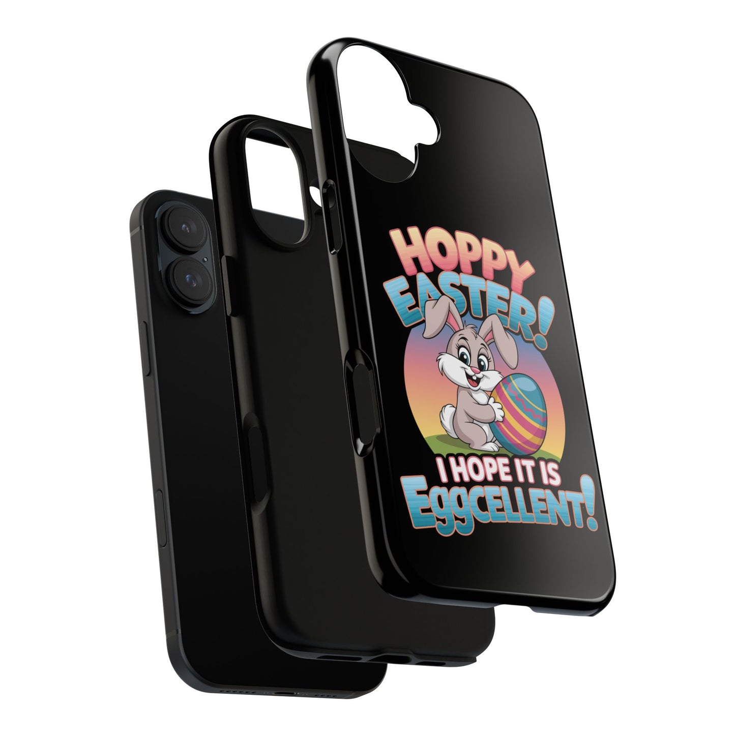 iPhone Case Easter Bunny 'Hoppy Easter I Hope it is Eggcellent' Easter Phone Case Easter Bunny