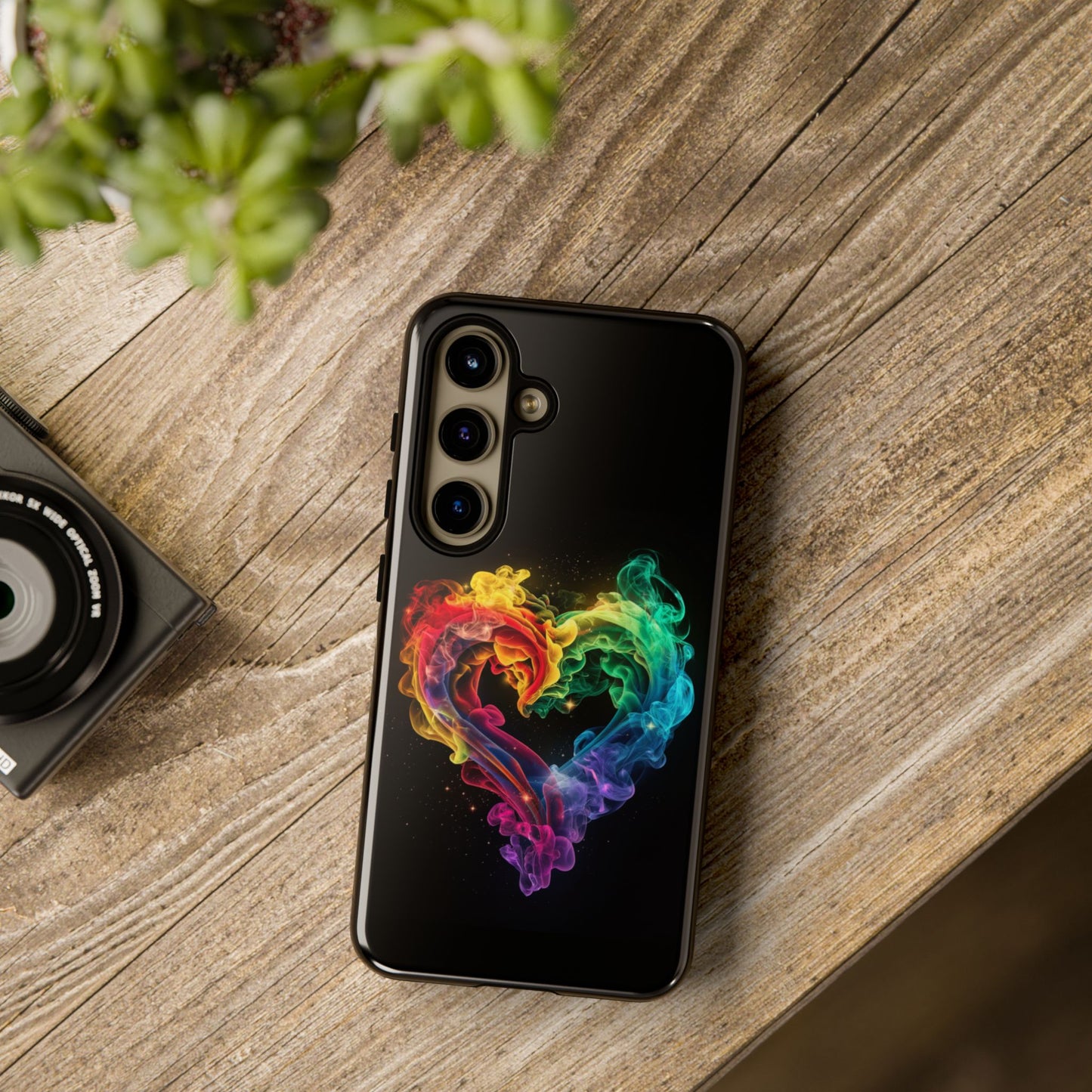 Samsung Galaxy Case - Colorful Heart Design