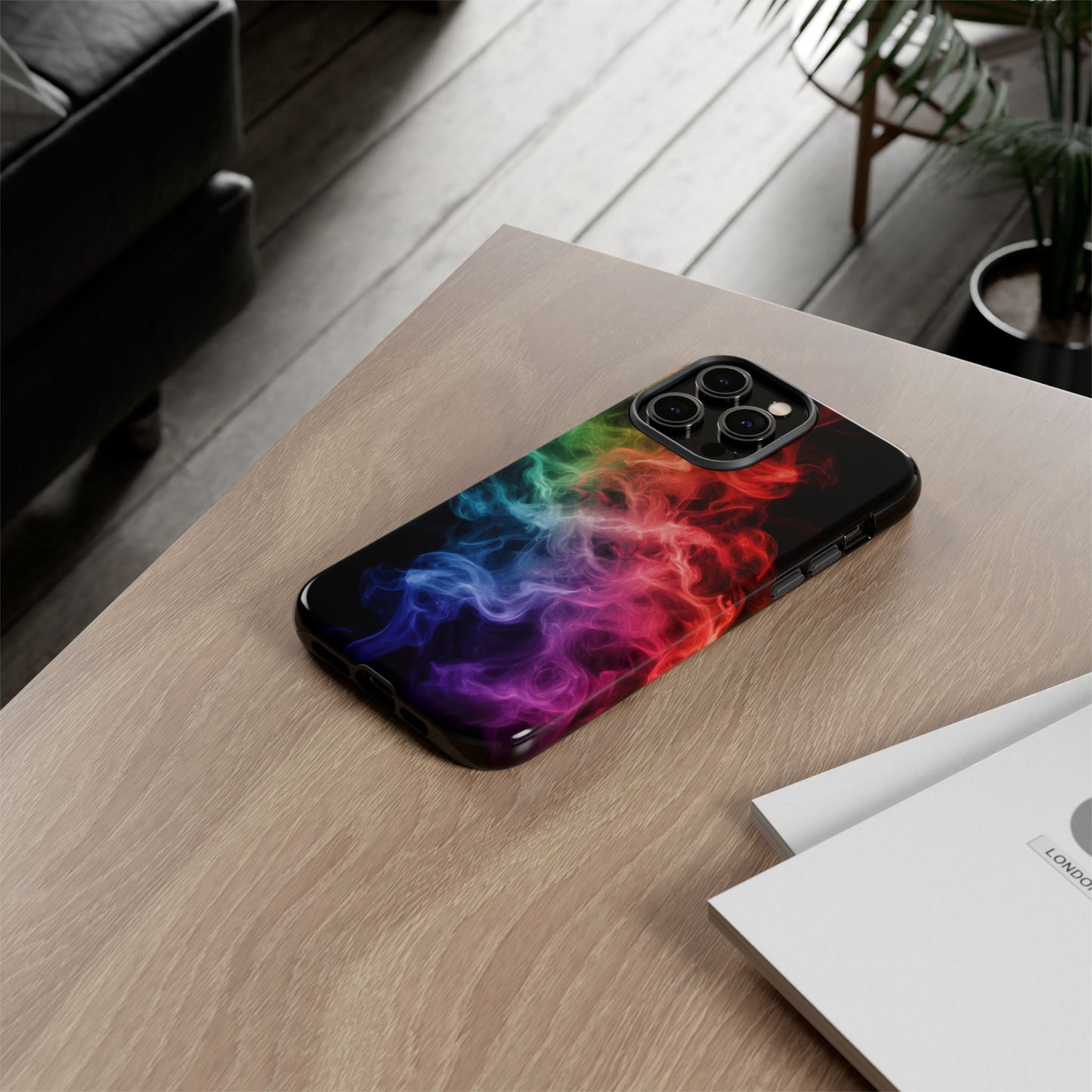 iPhone Case - Colorful Smoke Design