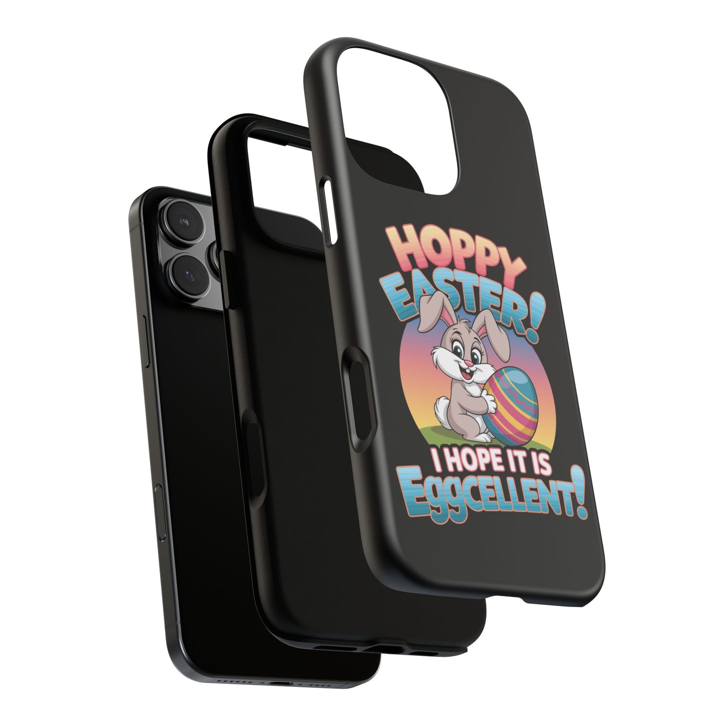 iPhone Case Easter Bunny 'Hoppy Easter I Hope it is Eggcellent' Easter Phone Case Easter Bunny