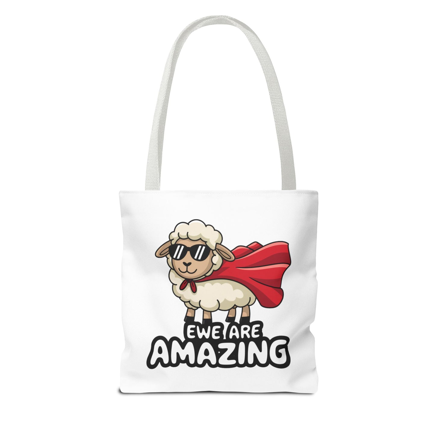 Sheep Tote Bag - Ewe Are Amazing Inspirational Bag Everyday Tote Funny Bag
