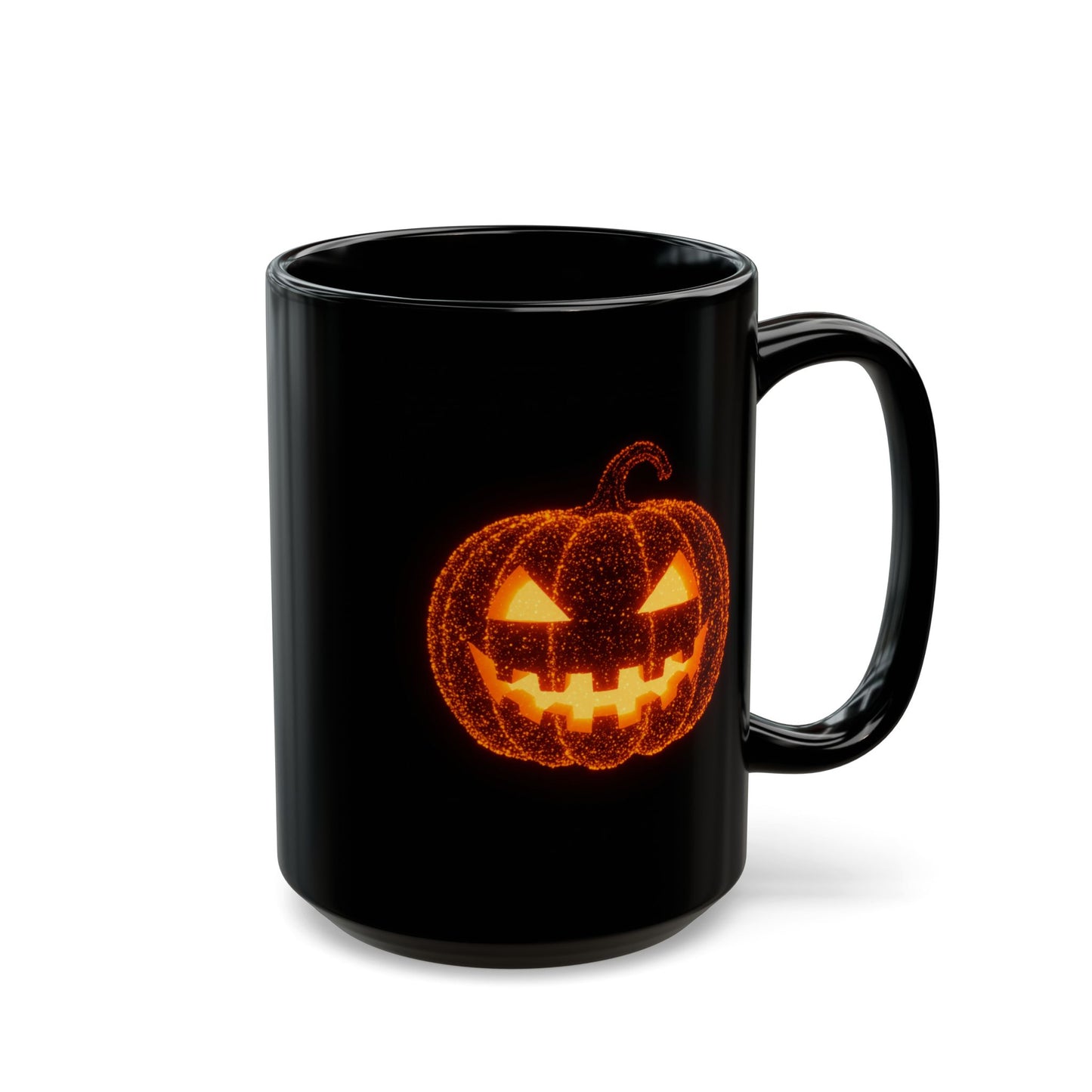 Glowing Jack-o'-Lantern Halloween Mug | Bioluminescent-Inspired Pumpkin Design | Spooky Coffee Cup | 11oz 15oz Fall Gift Idea