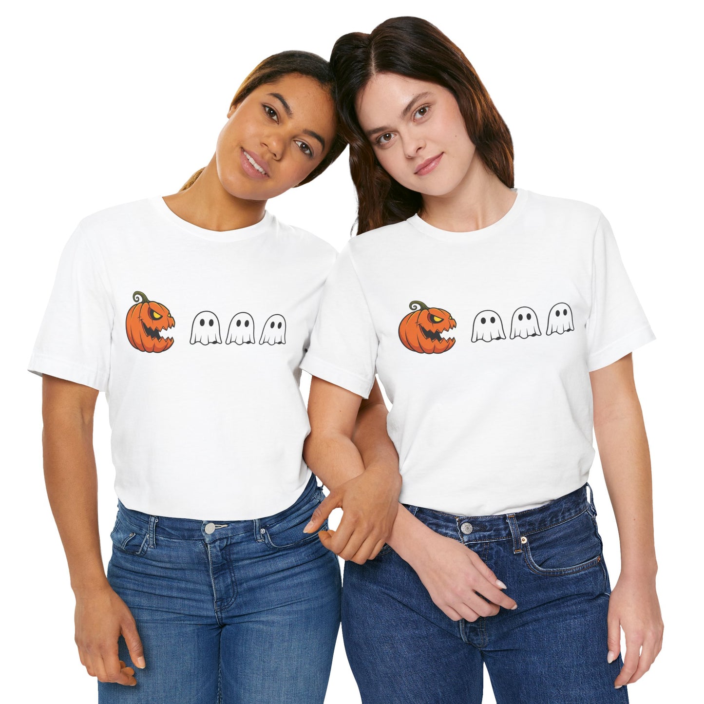 Pumpkin Pac-Man Shirt, Halloween Arcade Tee, Pumpkin Chase Ghosts Tee, Retro Gaming Halloween, Spooky Season Shirt, Vintage Game Pumpkin Top