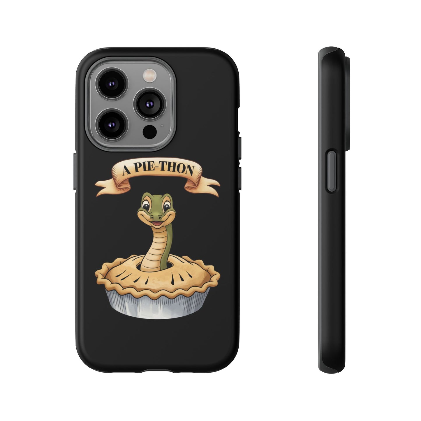 iPhone Case - 'Pie-Thon' Snake Pie Funny Tough Case