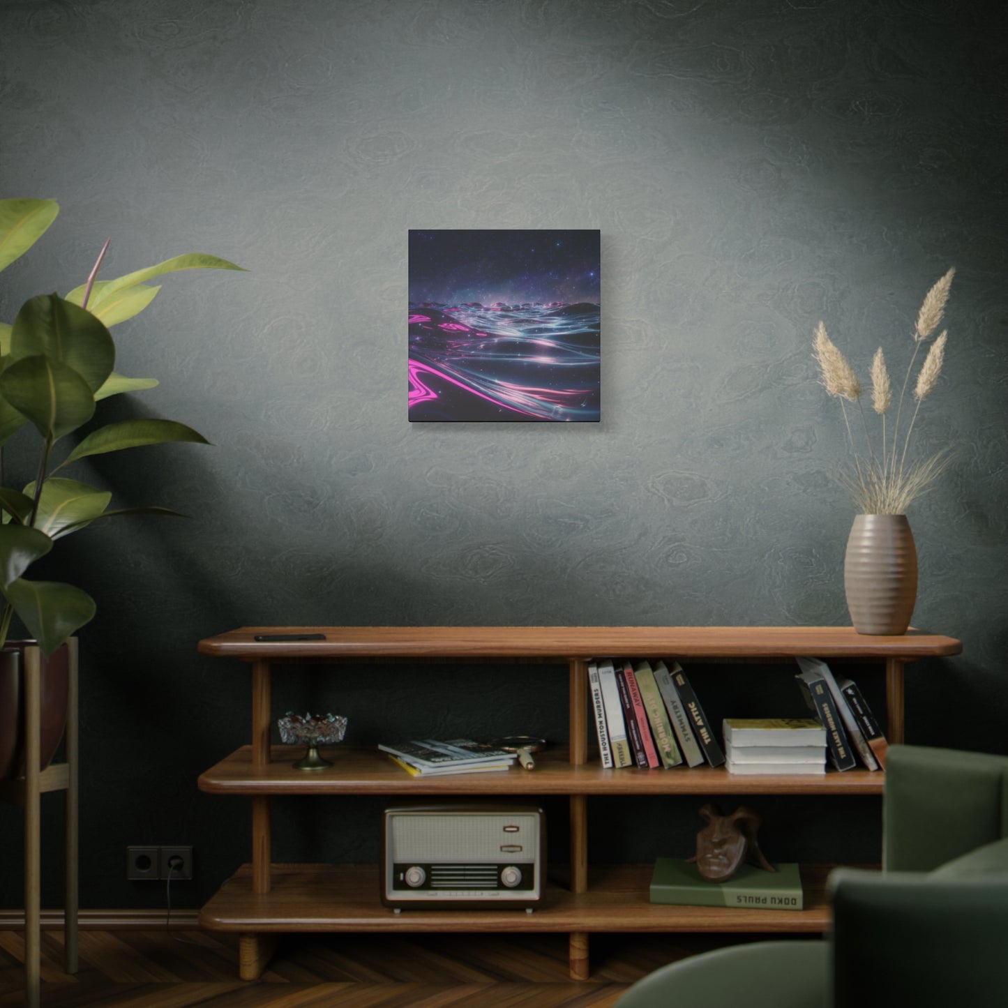 Canvas Print - Galactic Ocean under Night Sky Design