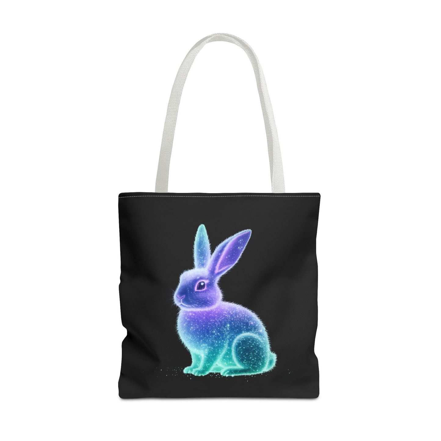 Bioluminescent Easter Bunny Tote Bag Easter Bag Easter Tote Reusable Shopping Bag
