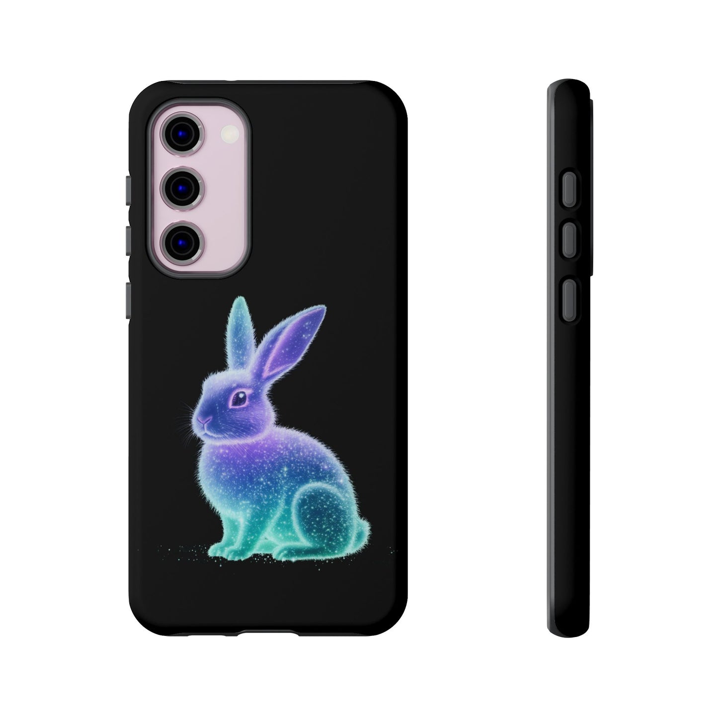 Samsung Case Bioluminescent Easter Bunny Design Easter Phone Case Easter Bunny Samsung Case Easter Accessory
