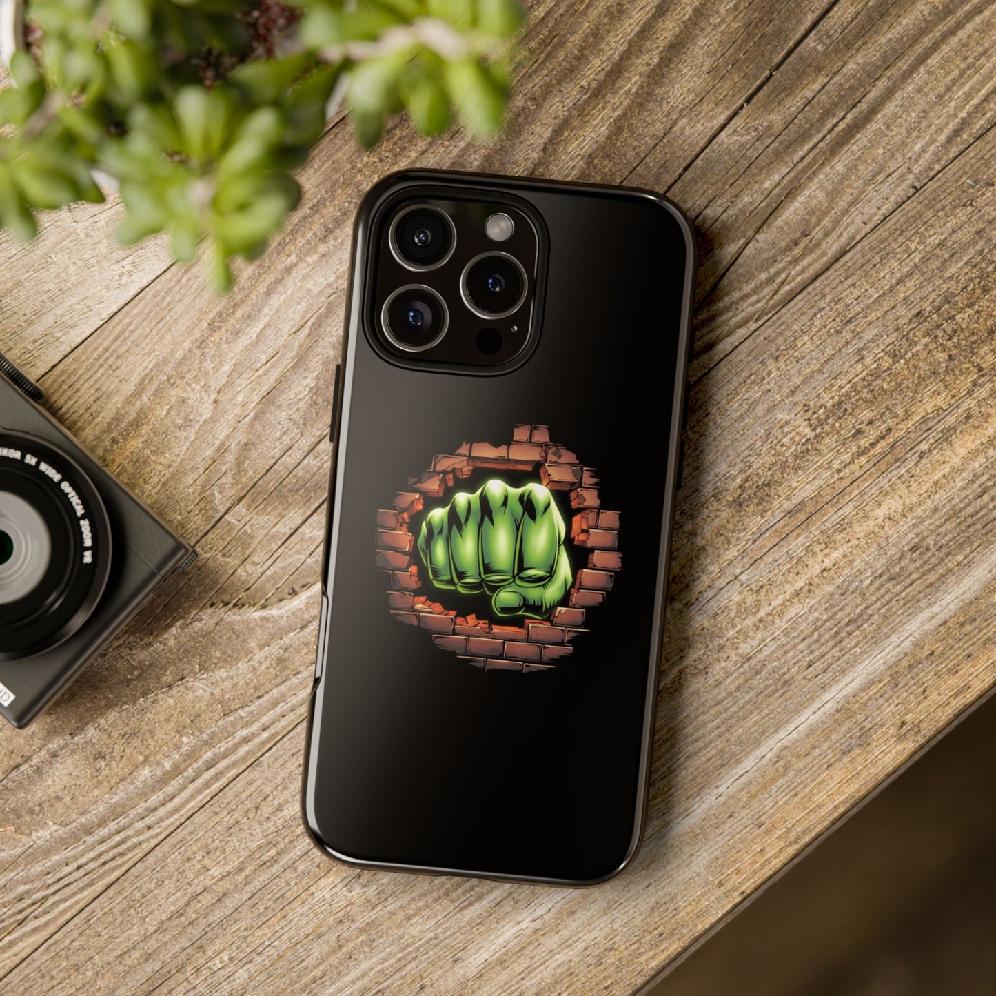 iPhone Case Green Fist Tough Case, Comic Book Phone Case, iPhone Case for Geeks
