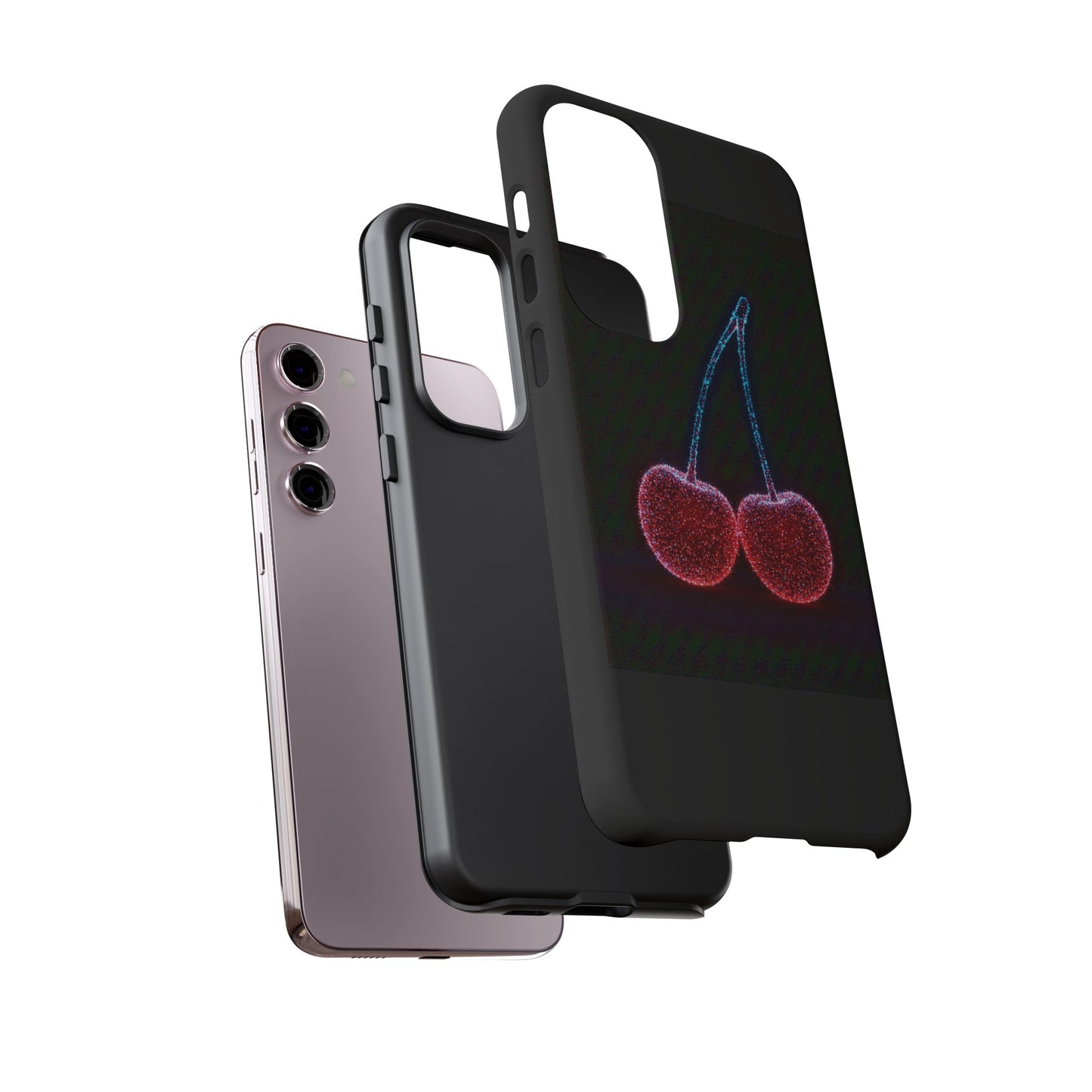 Samsung Phone Case Sparkling Cherries Phone Case Cherry Samsung Case Cherry Phone Case
