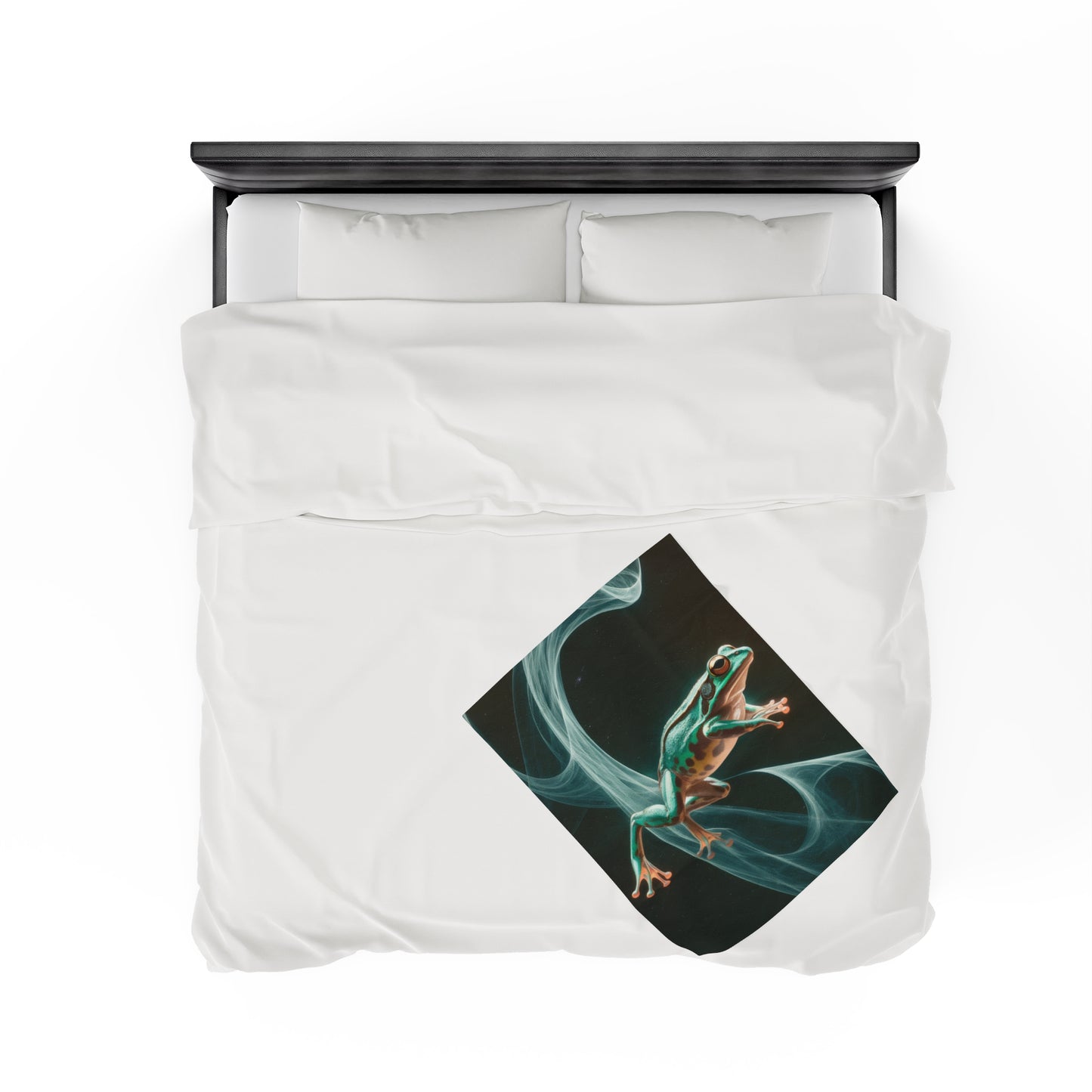 Plush Blanket - Fun Frog Design