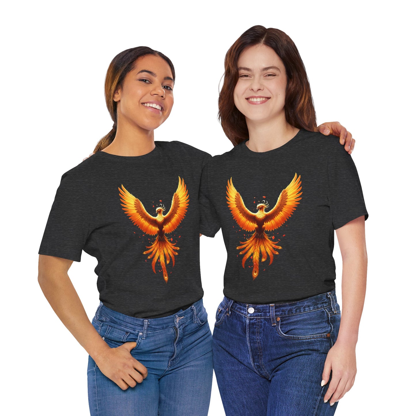 Phoenix Rising Shirt • Fiery Phoenix Graphic Tee • Rebirth Transformation Myth Shirt • Firebird Art Tee • Unisex Gift Tee XS‑5XL